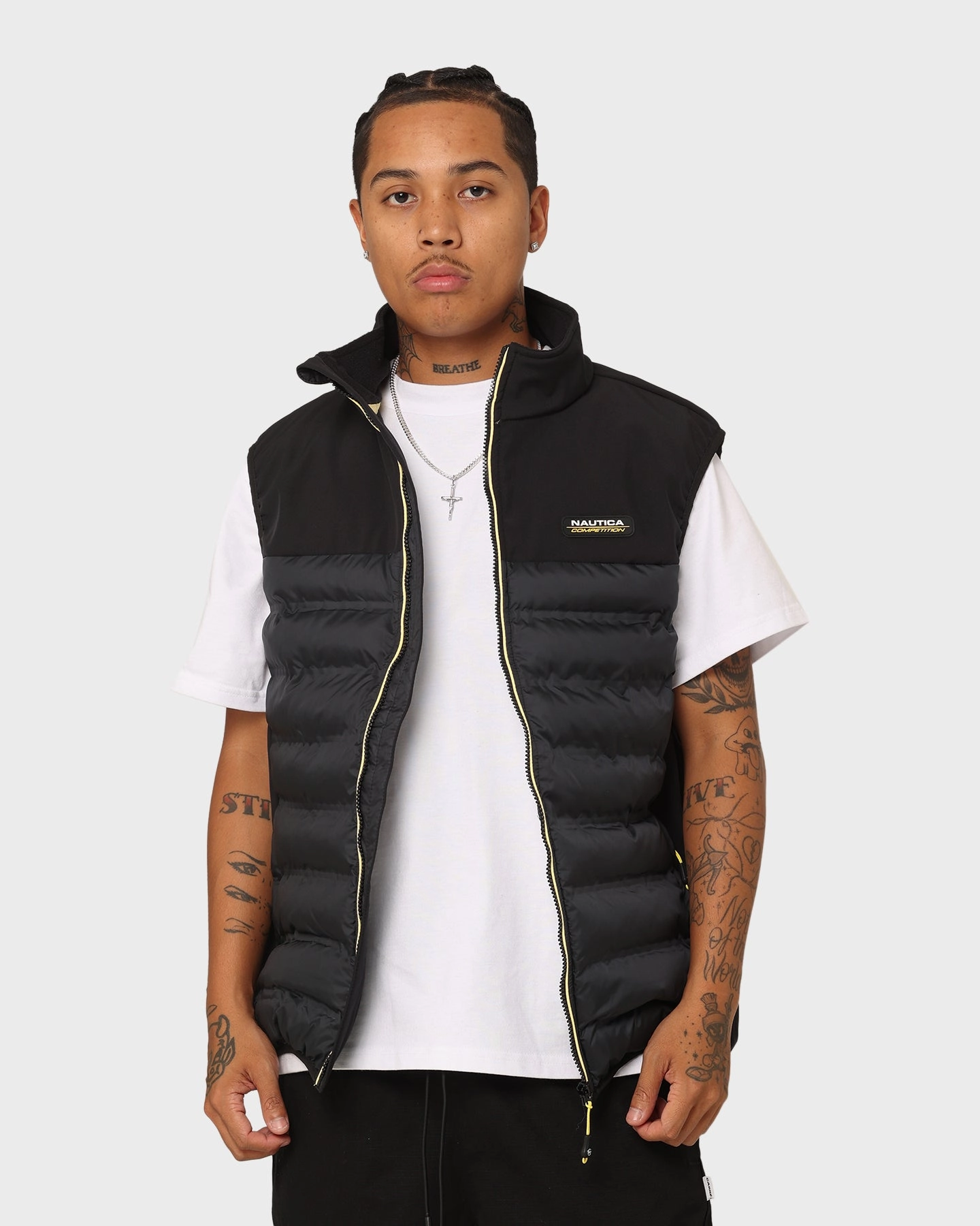 Nautica Milen Gilet Jacket Black Cravat