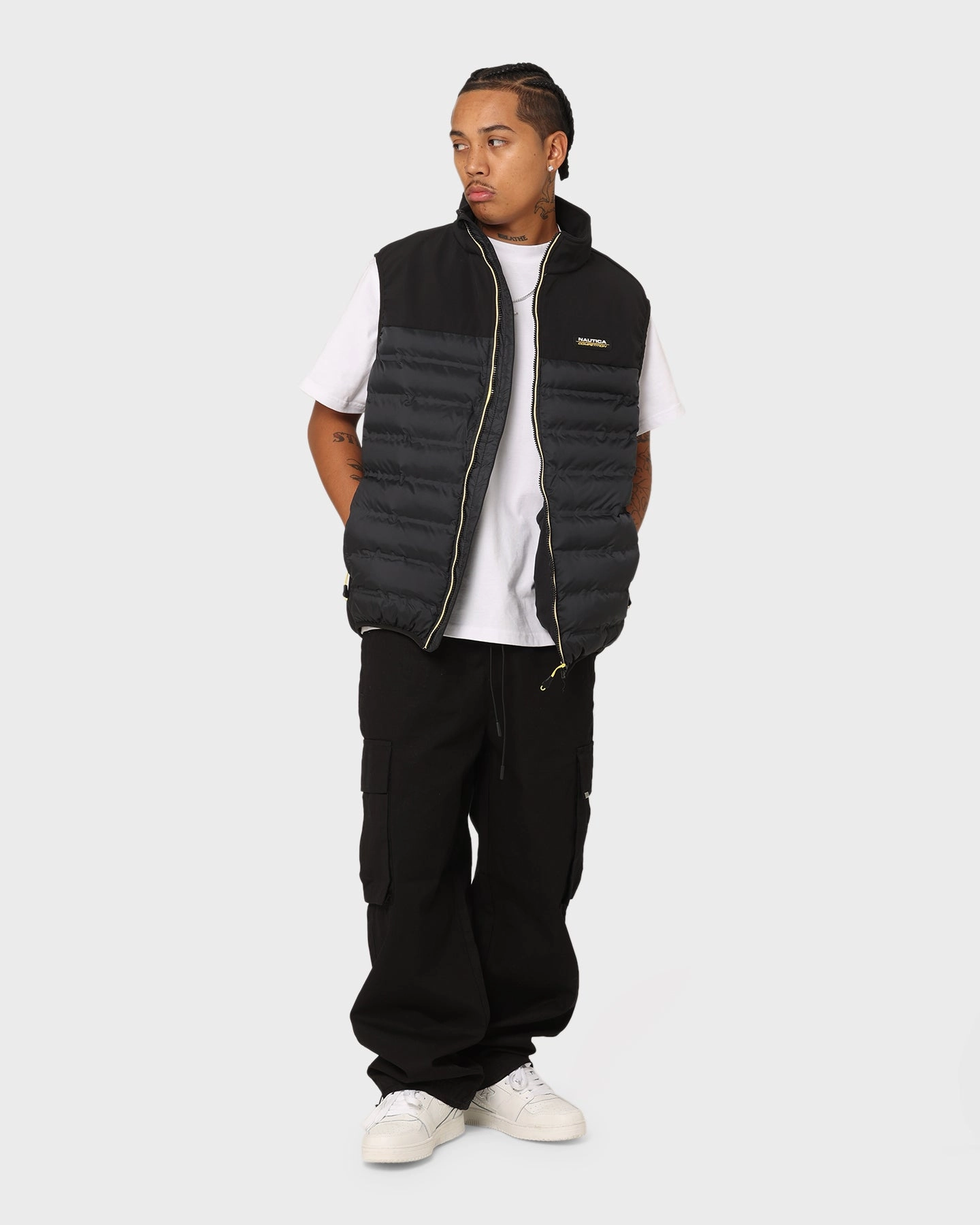 Nautica Milen Gilet Jacket Black Wrap
