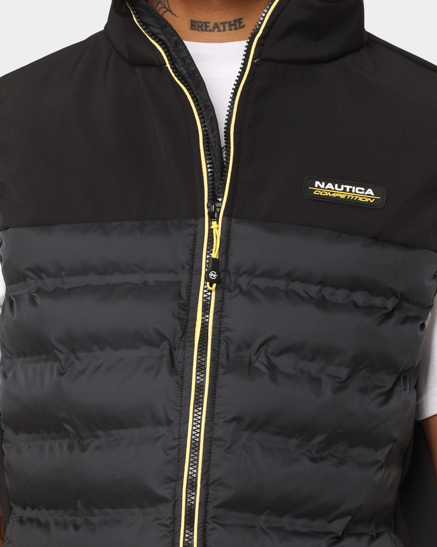Nautica Milen Gilet Jacket Black bar