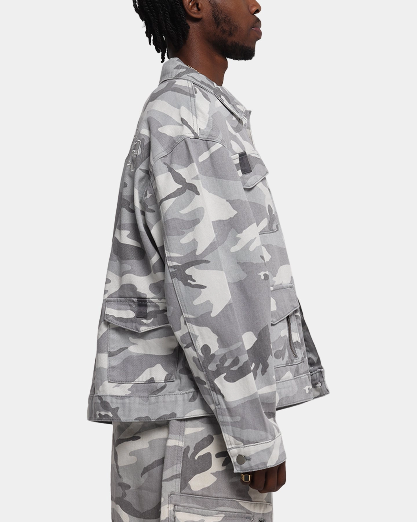 Loiter Combat Utility Jacket Snow Camo Goal Circumstance