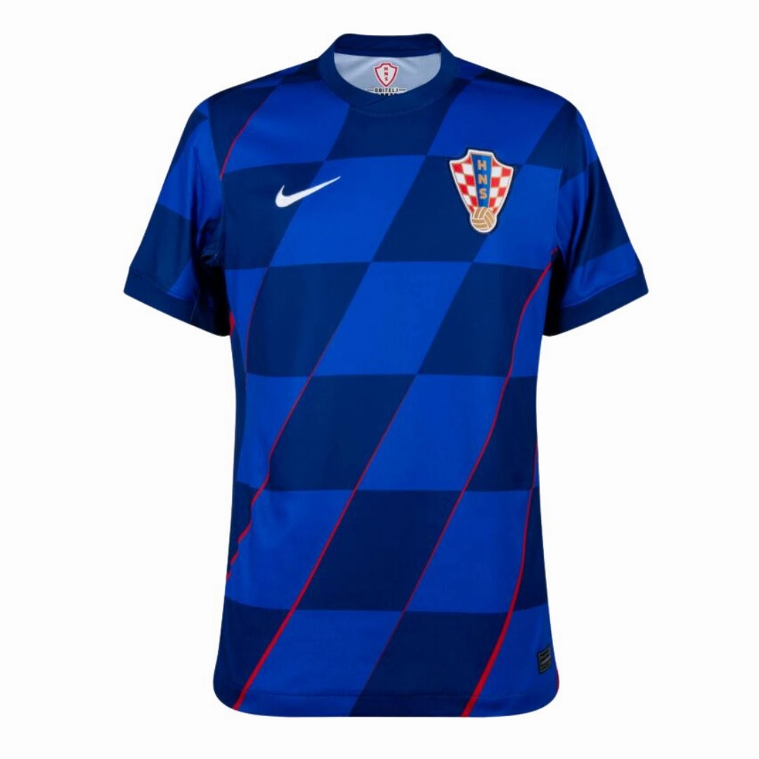 Flattering Drop Shoulder Croatia Away Jersey 24/25