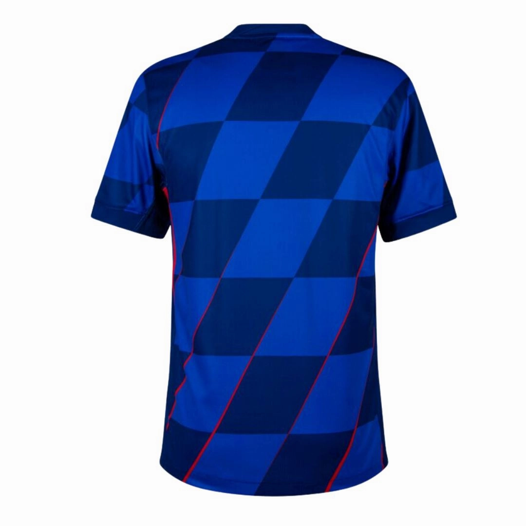 Croatia Away Jersey 24/25 Breathable Sportswear Fabric