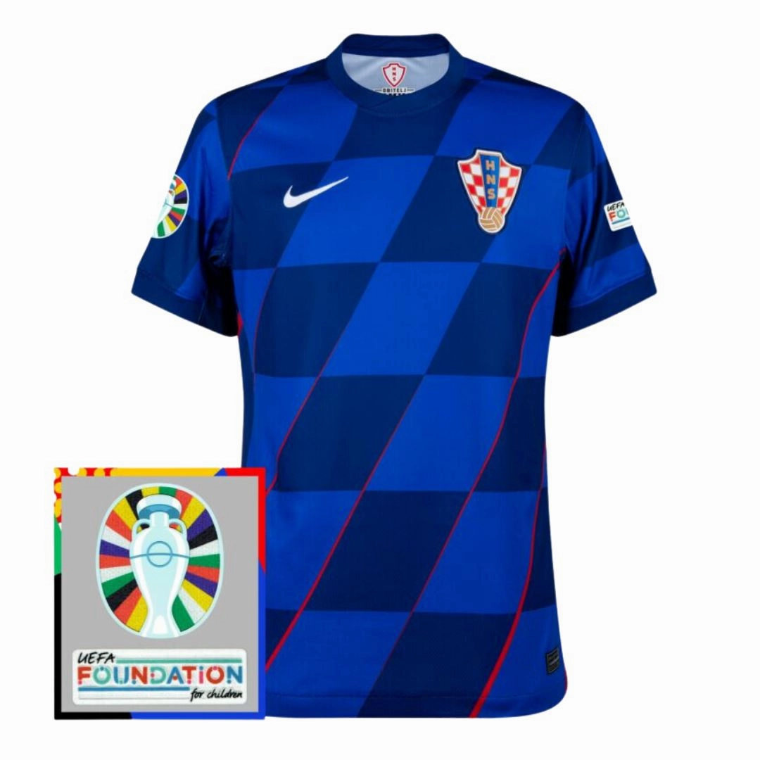 Croatia Away Jersey 24/25 Reflective Safety Details
