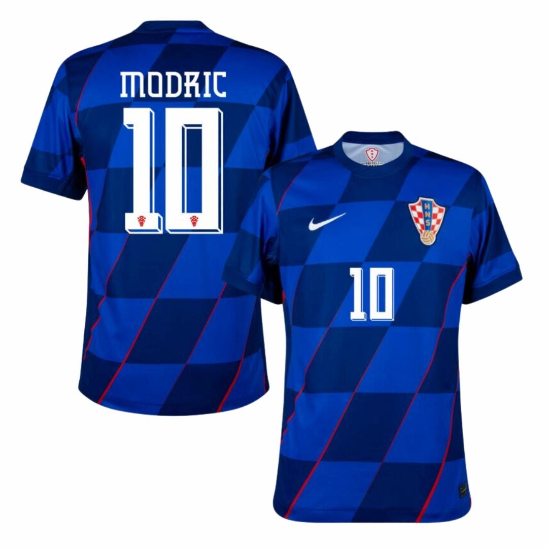 Croatia Away Jersey 24/25 Flexible Cuff Design