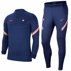 Croatia navy training technical Soccer tracksuit 2020/21 - Nike BreathableFabricTech