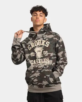 Crooks & Castles Fairfax Varsity Hoodie Camo snowboarding