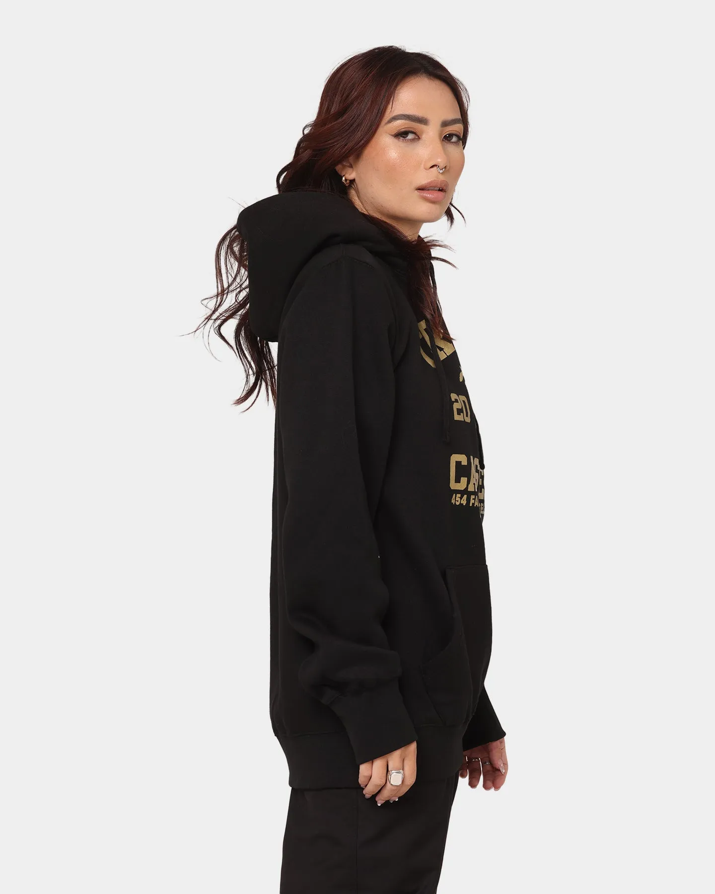 Crooks & Castles Fairfax Varsity Hoodie Hot Black/Gold Ticket