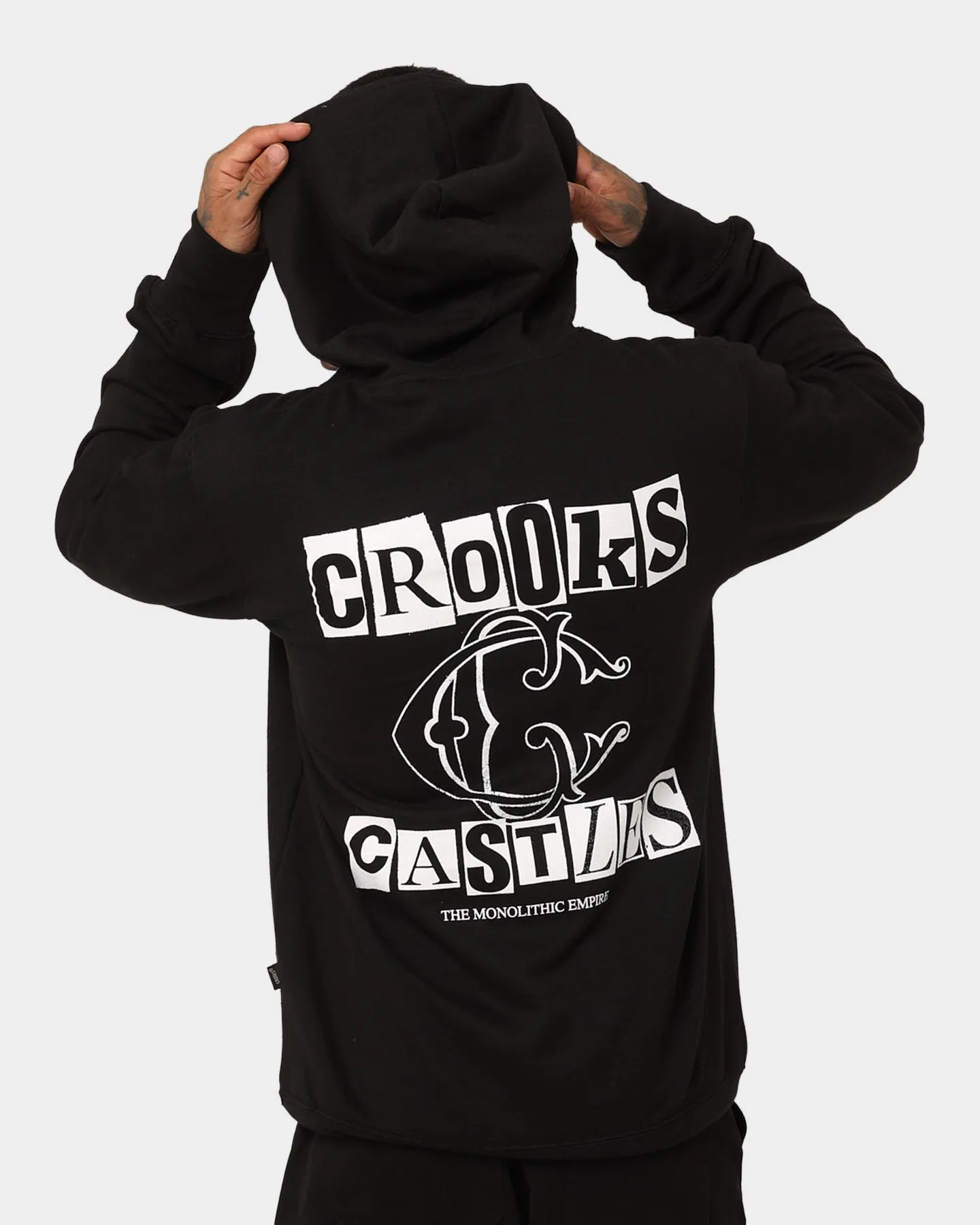 Crooks & Castles Ransom Hoodie Black rainy Hold