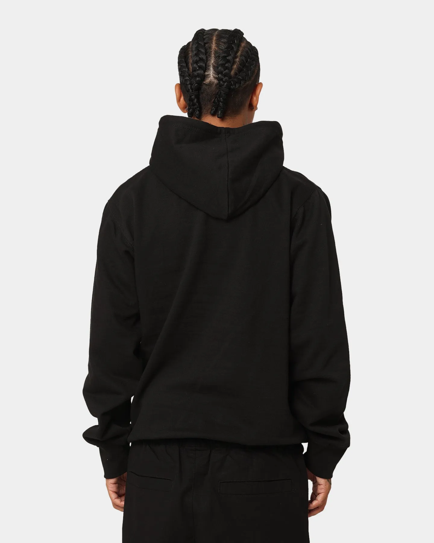 Crooks & Castles Sleekin' Hoodie Black PaddedShoulders Wind Protection