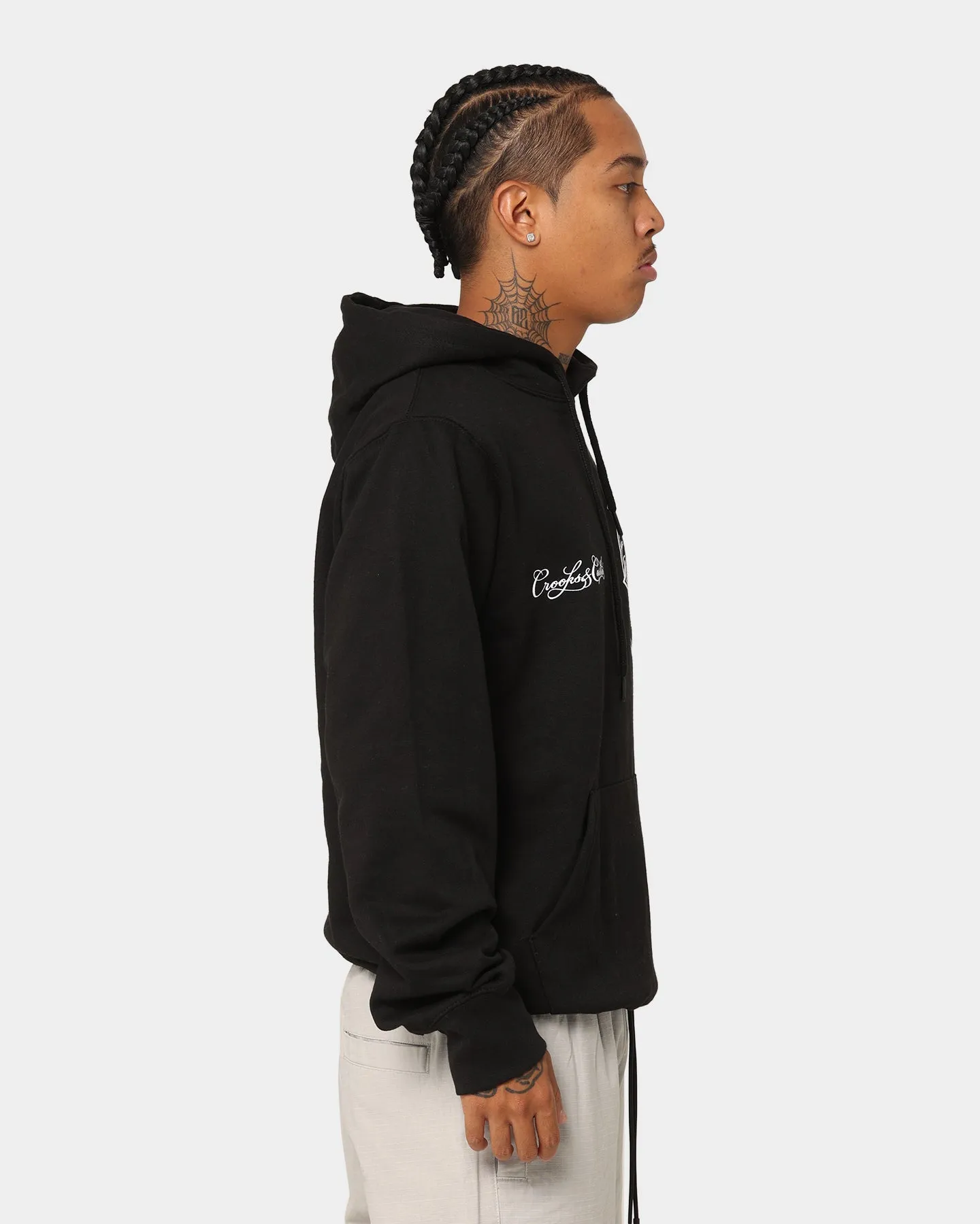 suitable for runway events Oil Crooks & Castles Varsity Of Old Hoodie Black