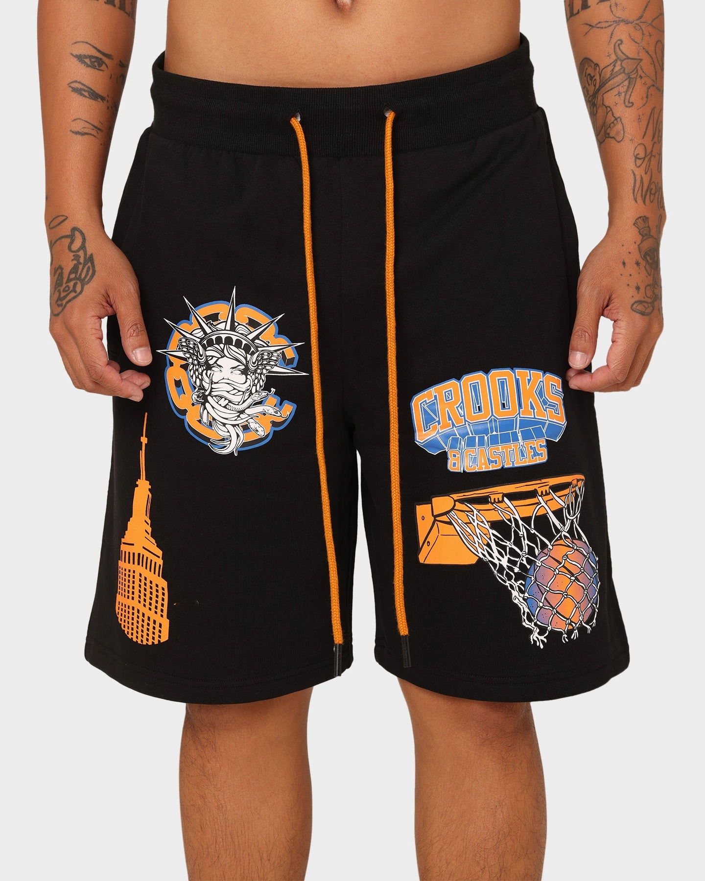 Versatile Piece Crooks & Castles NY Shorts Black
