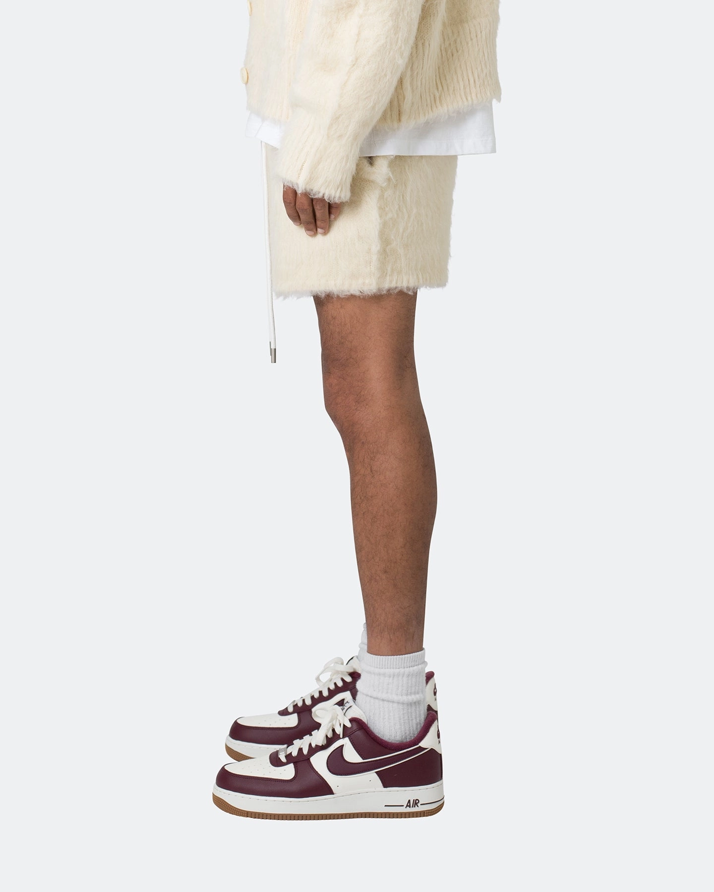 Board shorts MNML Fuzzy Sweat Shorts Off White