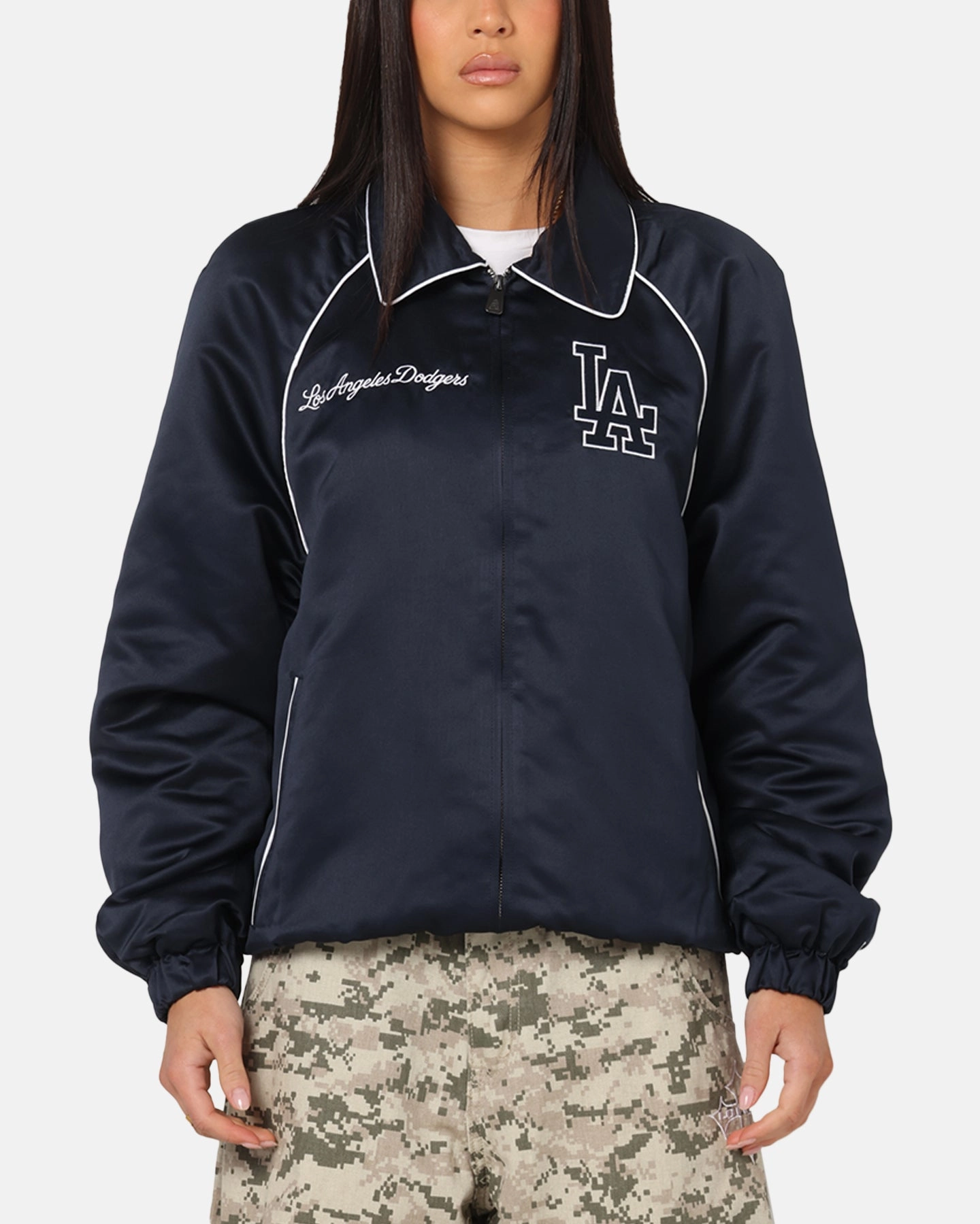 New Era Los Angeles Dodgers MLB Club Jacket Navy Spectacles car