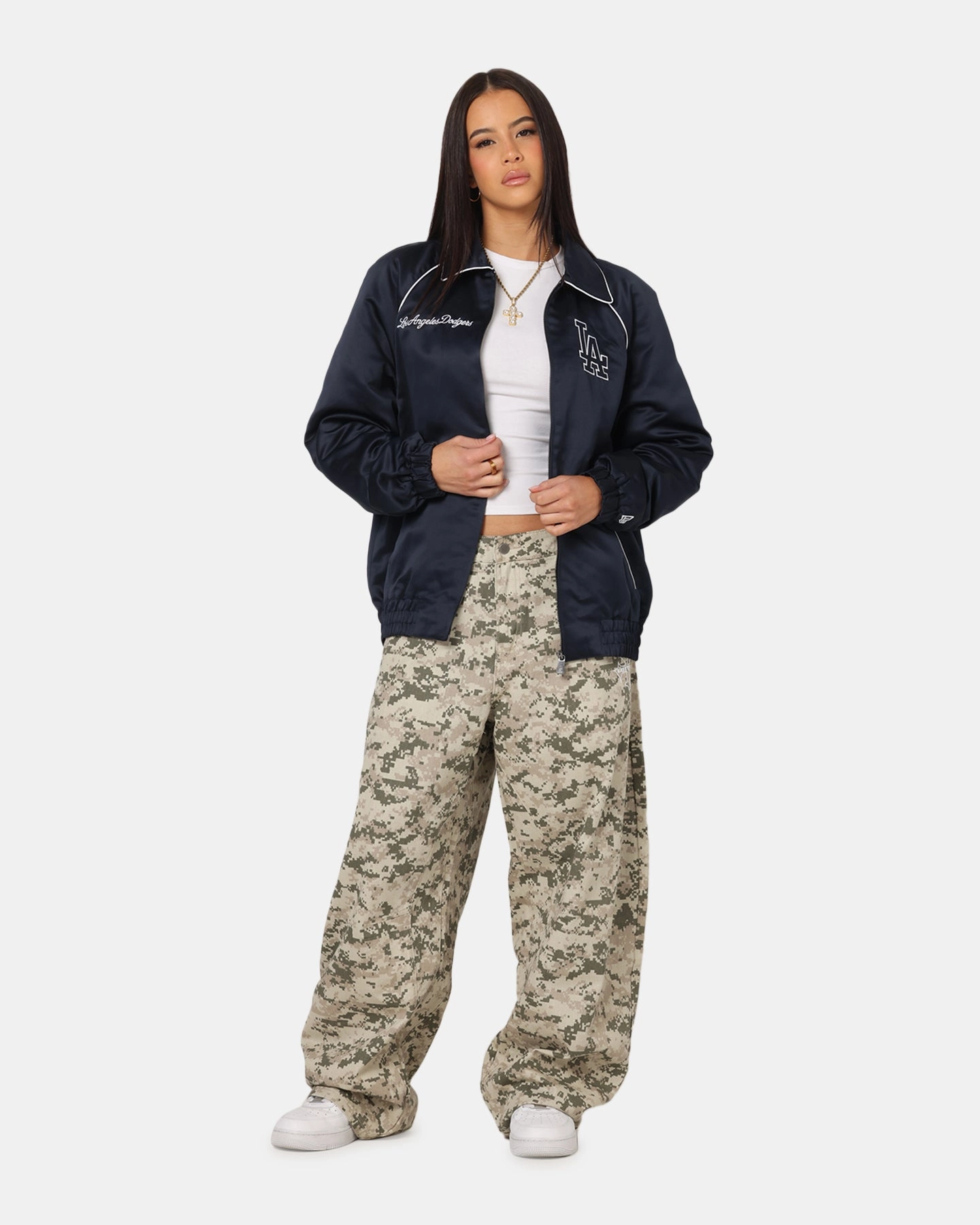 New Era Los Angeles Dodgers MLB Club Jacket Navy Adaptive Fit Strategy