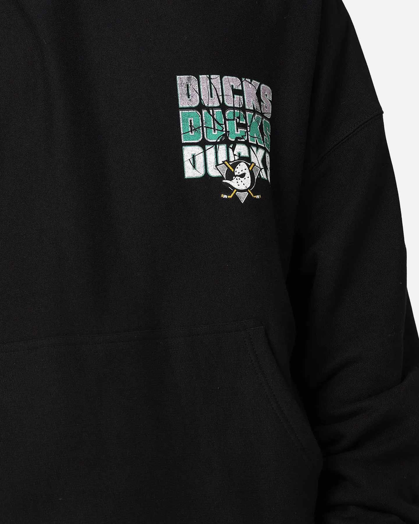 Culture Kings Anaheim Ducks Premium Hoodie Black Performance Jacket mid-length