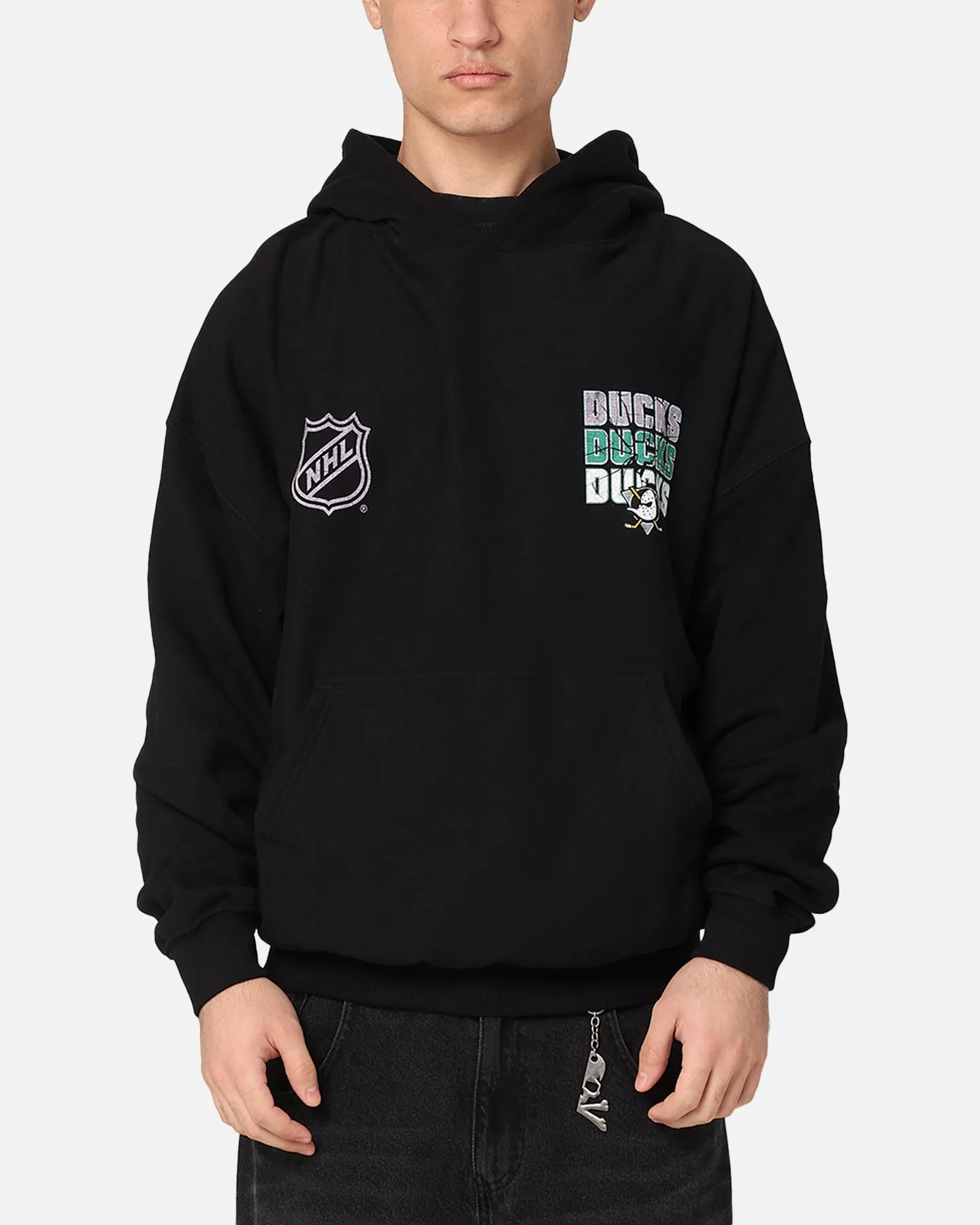 Loose Fit Culture Kings Anaheim Ducks Premium Hoodie Black