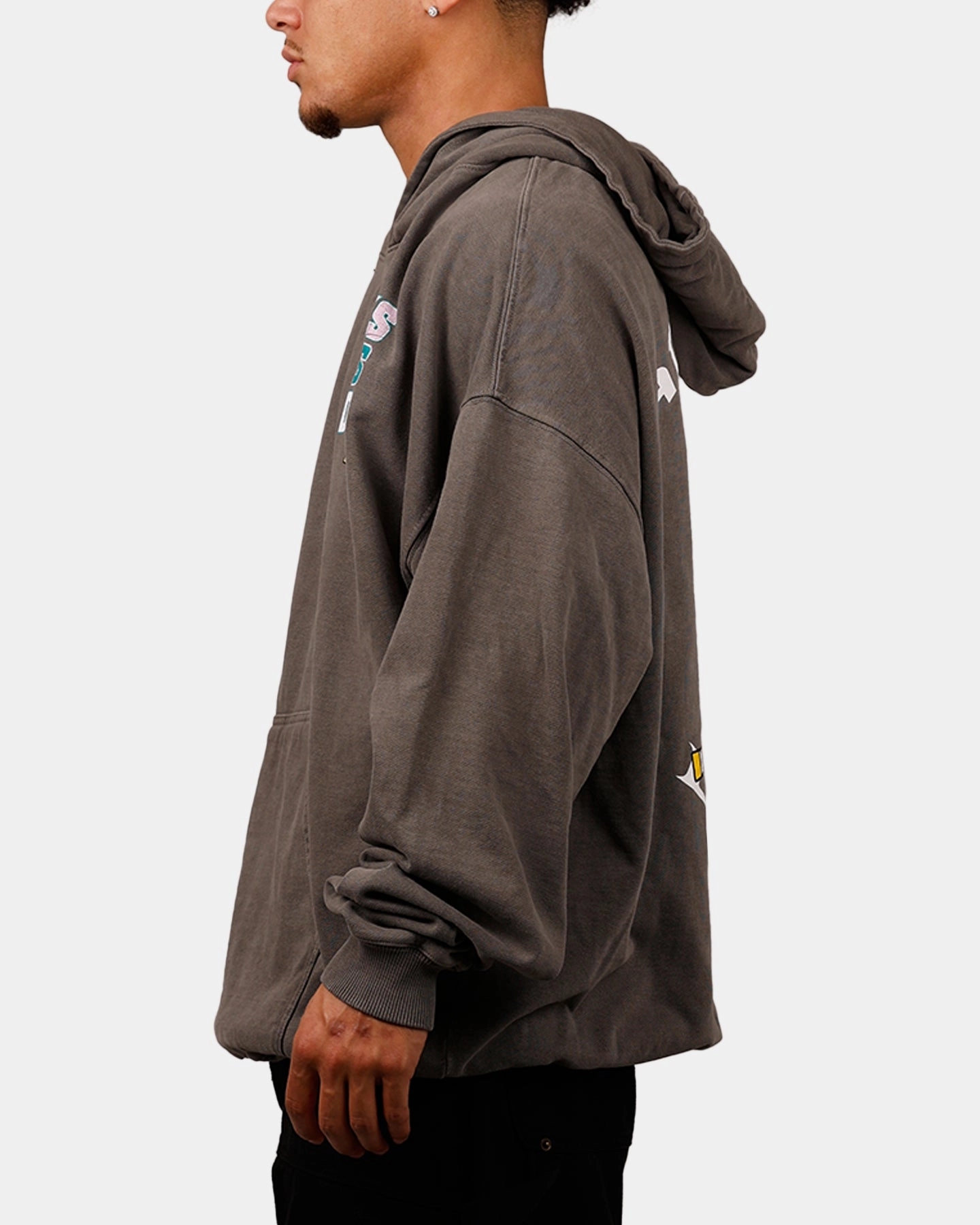 Patterned Culture Kings Anaheim Ducks Wild Wing Hoodie Off Black