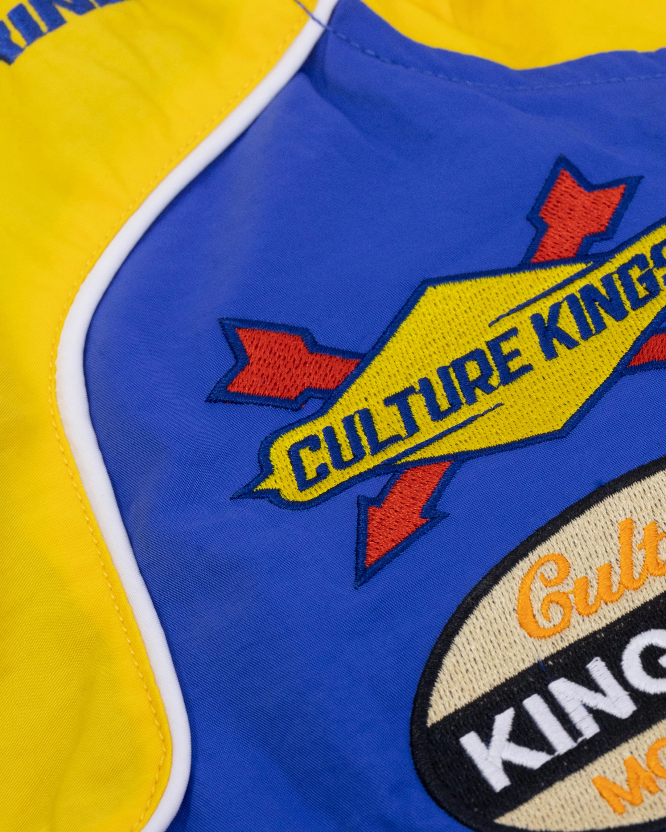 Light Shell Culture Kings Melbourne Racing Jacket Blue/Yellow