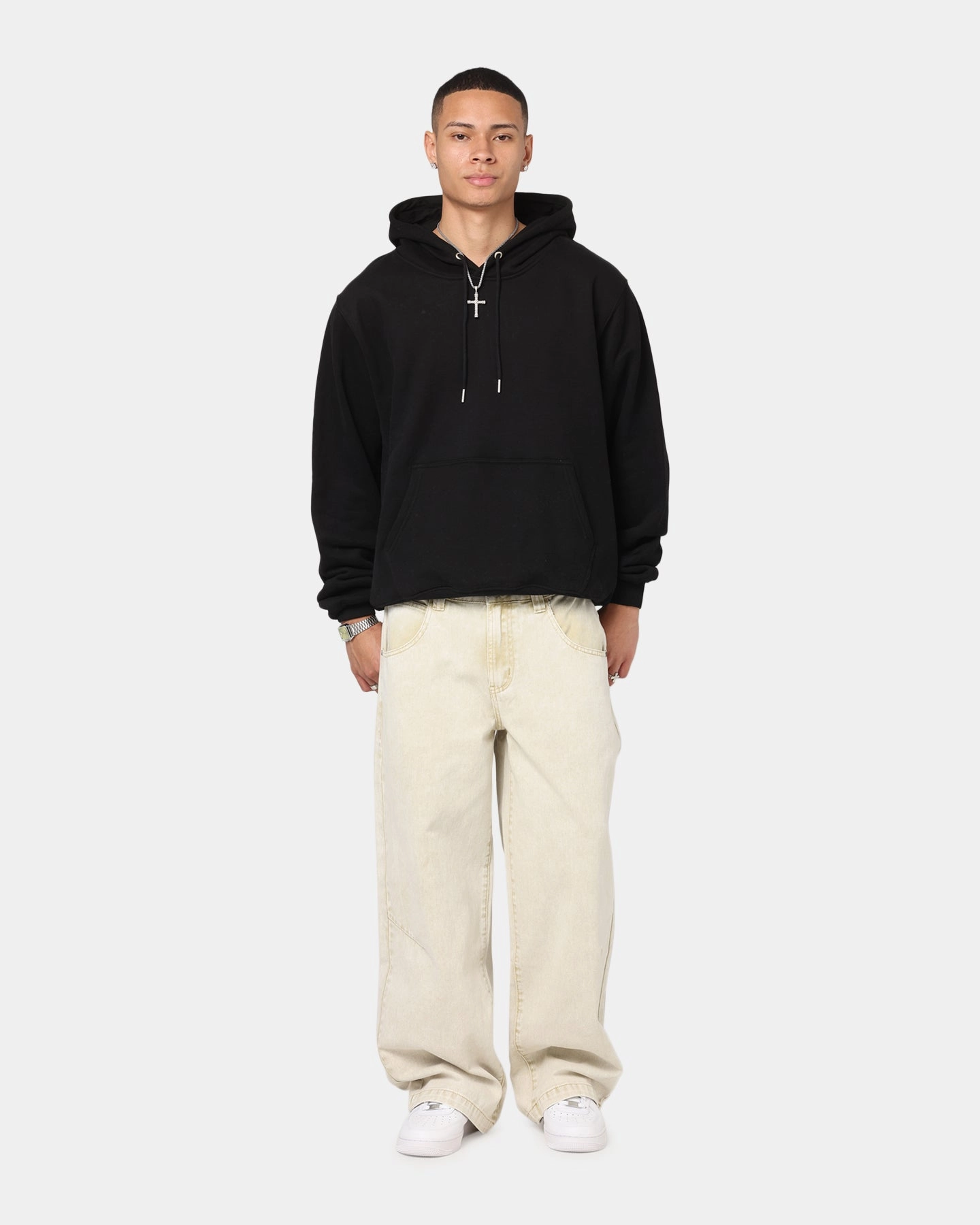 Culture Kings Standard Hoodie Black color - coordinating