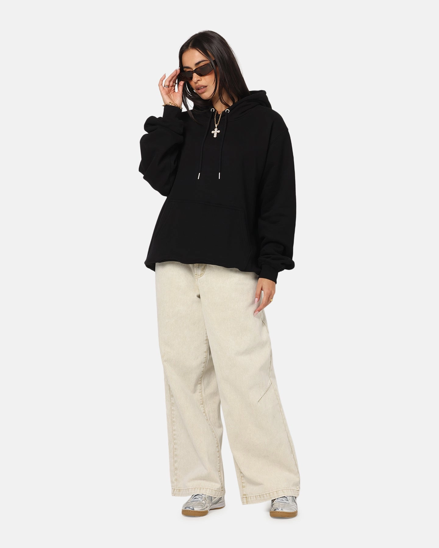 Culture Kings Standard Hoodie Black Beach club style