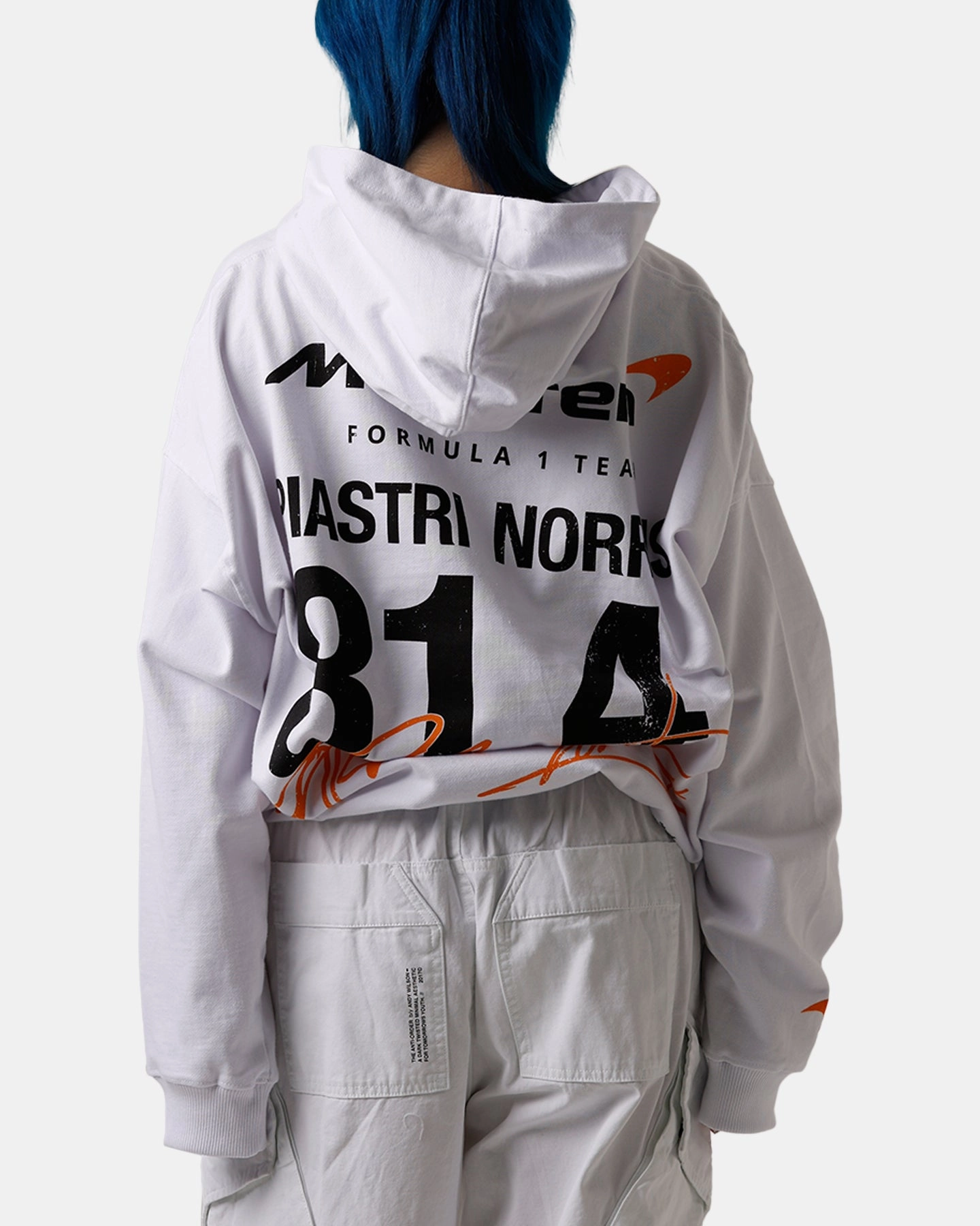 Vegan Culture Kings X Mclaren 'Las Vegas Grand Prix 2024' Piastri And Norris Hoodie White