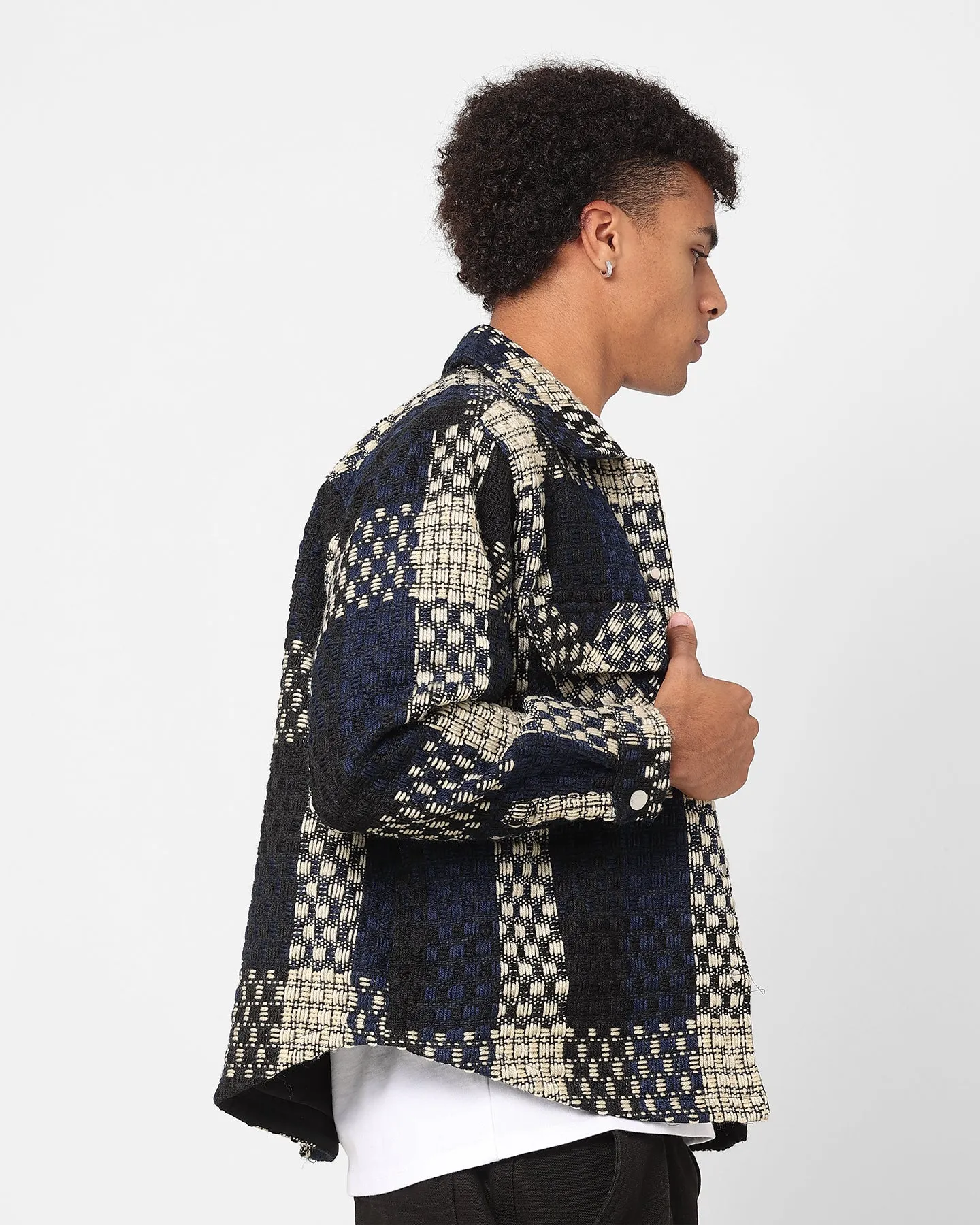 Layered Comfort Schedule XXIII Reece Woven Jacket Multi/Black