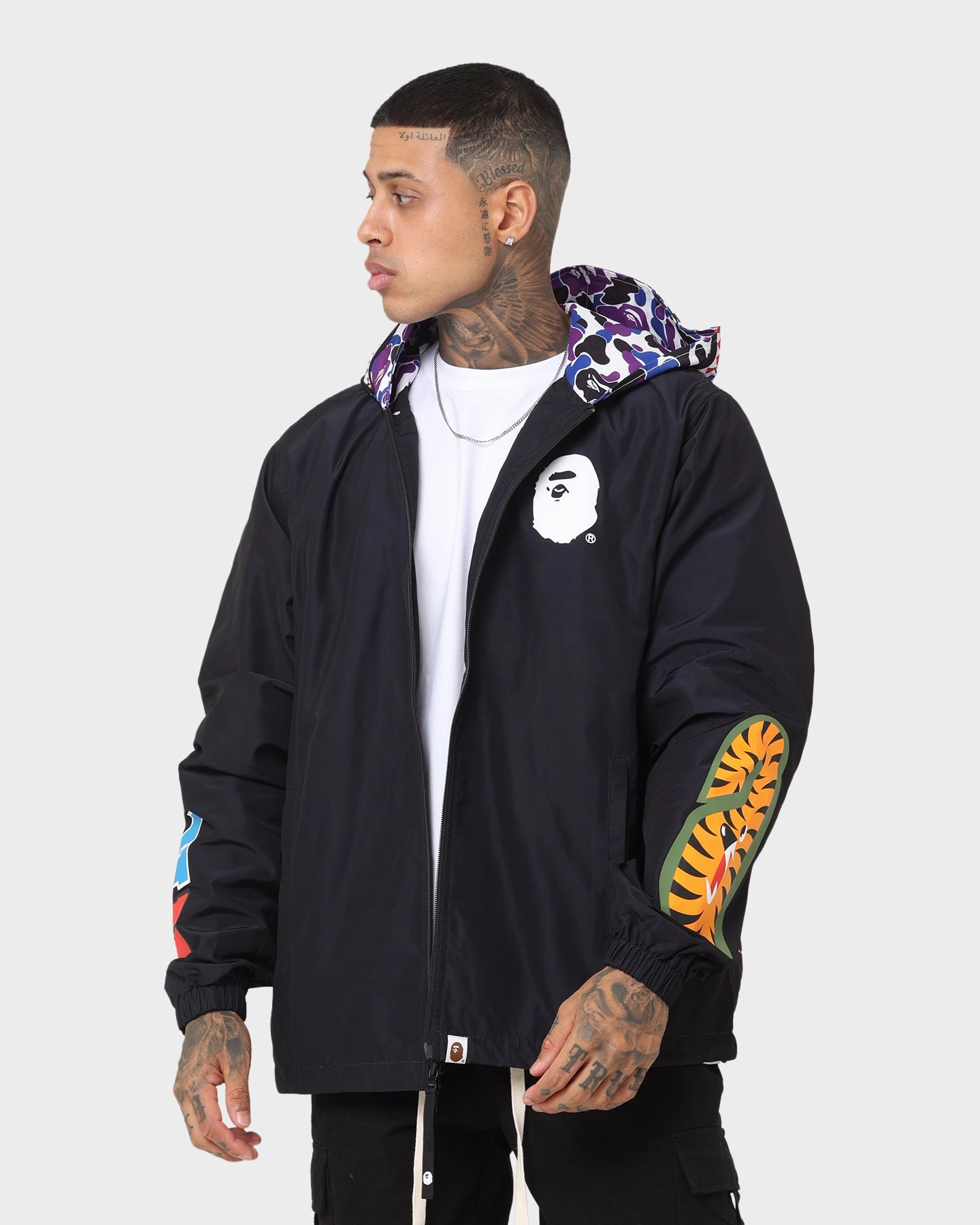 A Bathing Ape BAPE Store Hong Kong 16th Anniversary Jacket Black Travel-Ready Gear afternoon