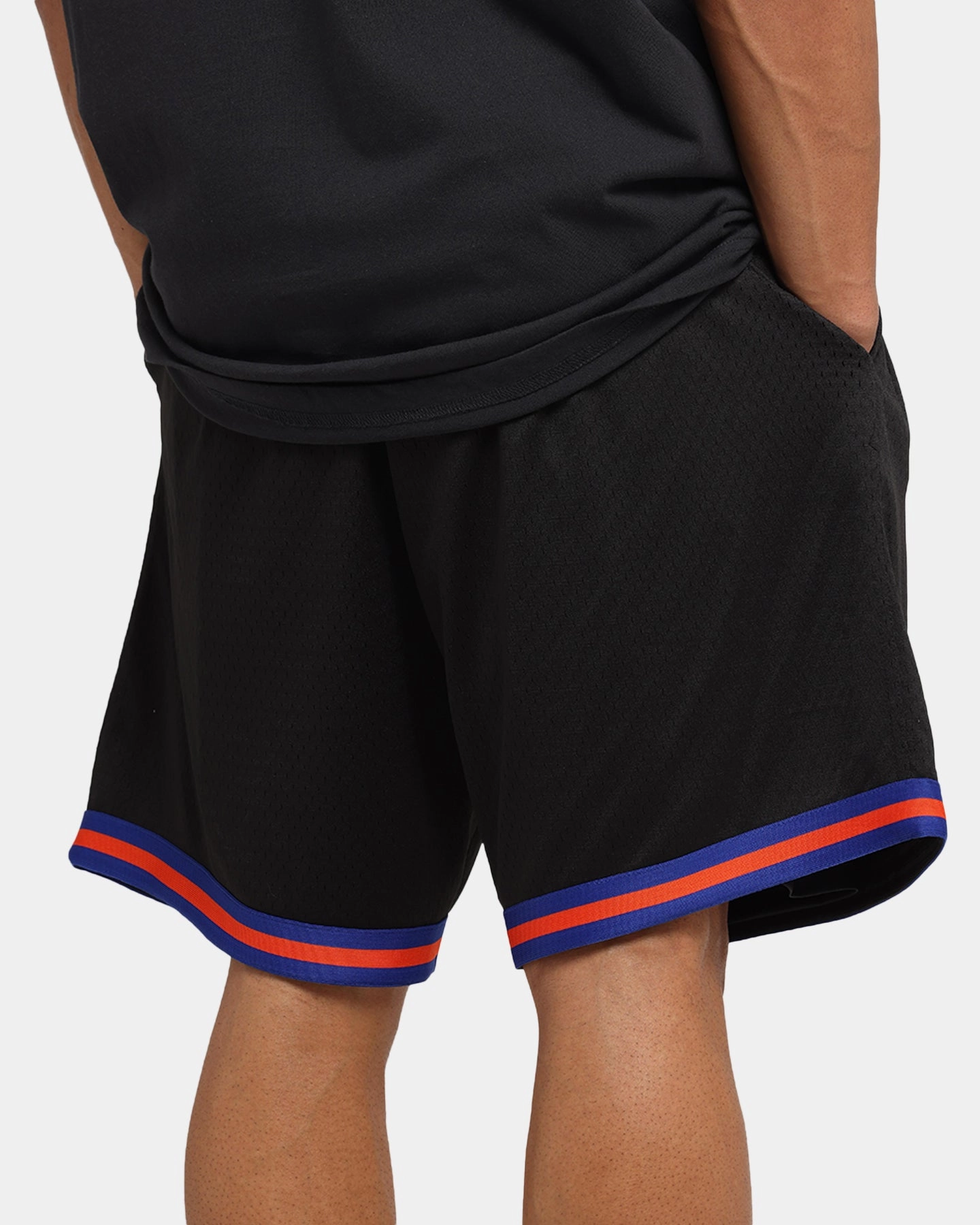 Mitchell & Ness New York Knicks Shooting Shorts Black Bright Colors Anti Pilling Technology