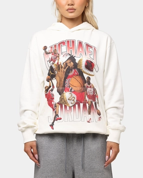 Urban Spirit Jordan Jumpman Flight Graphic Fleece Pullover Hoodie Sail