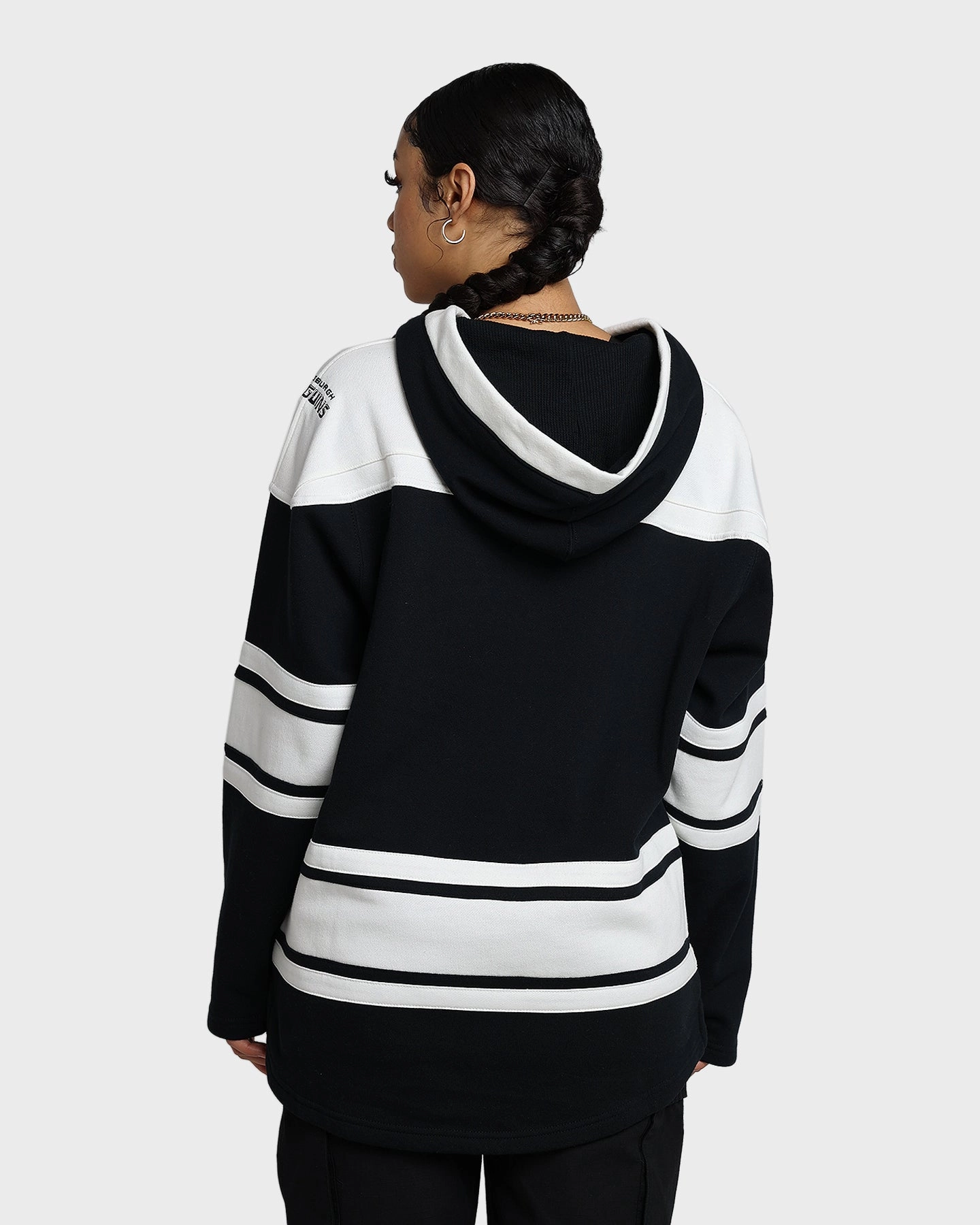 47 Brand Pittsburgh Penguins Superior Lacer Hoodie Jet Black neutral - colored