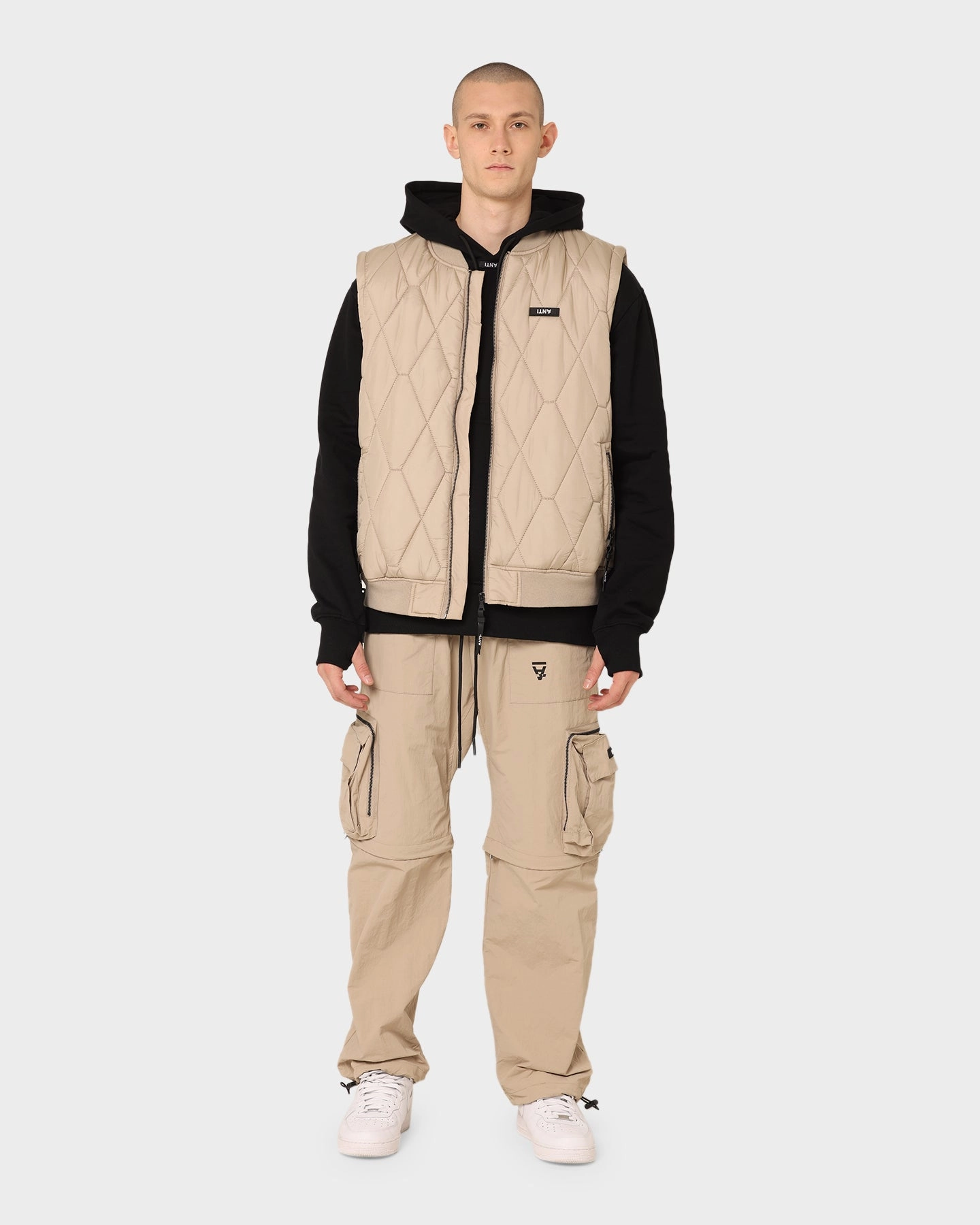 full-zip The Anti Order CHKDSK Tactical Vest Bone