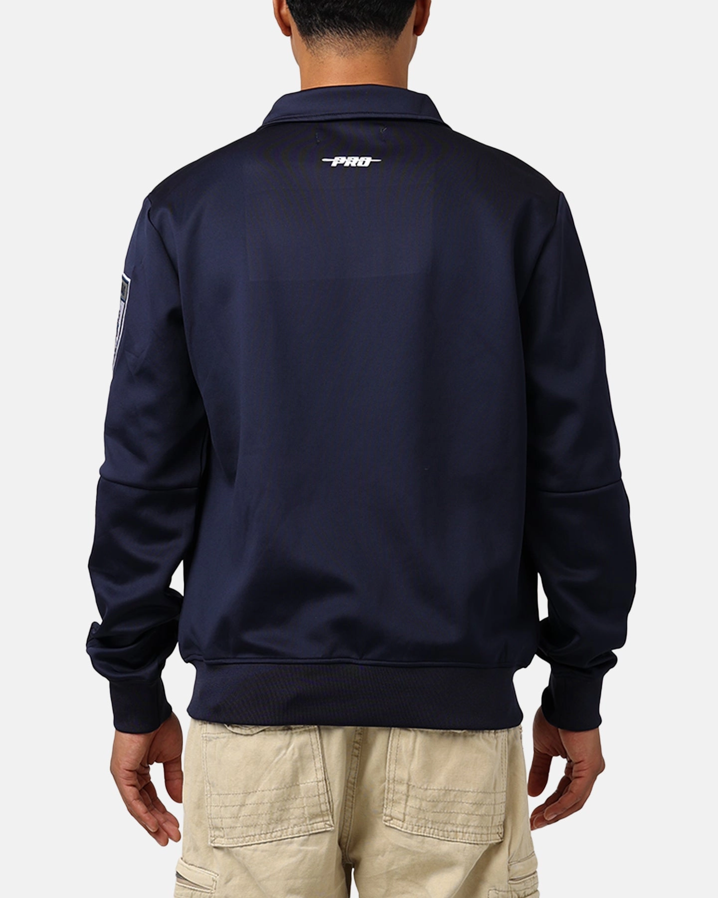 Odor Resistant OversizedFit Pro Standard Dallas Cowboys Fast Lane Track Jacket Midnight Navy