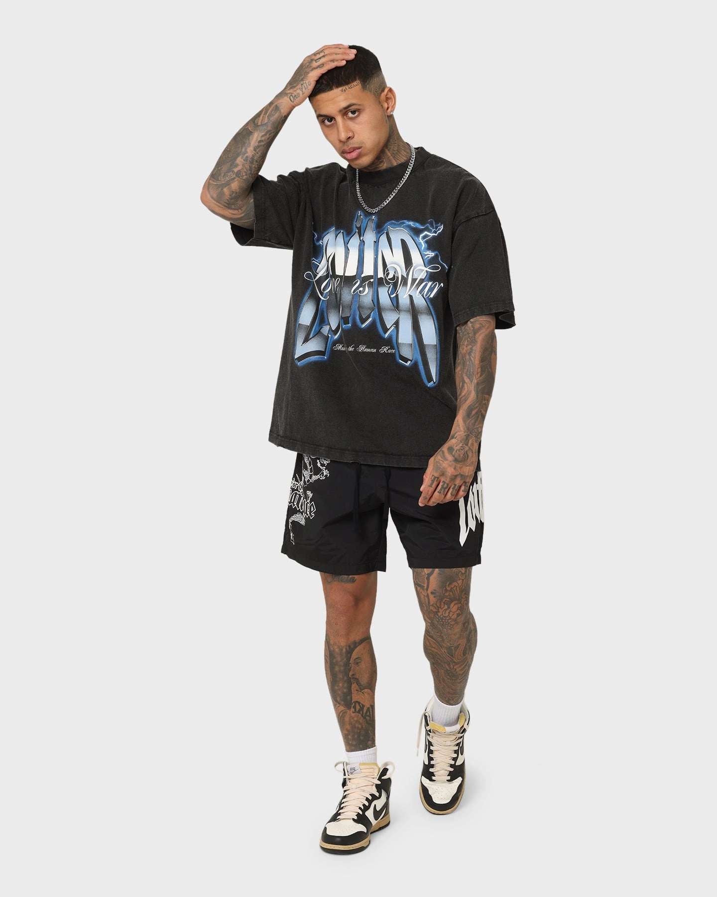 Loiter Drago Walk Shorts Black Foldable style Smart Fit