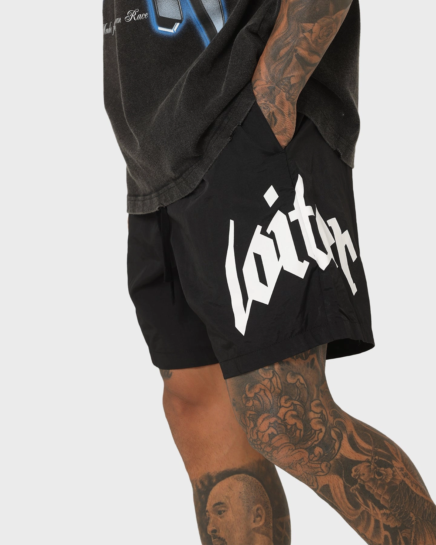 Loiter Drago Walk Shorts Black Comfortable Stretch