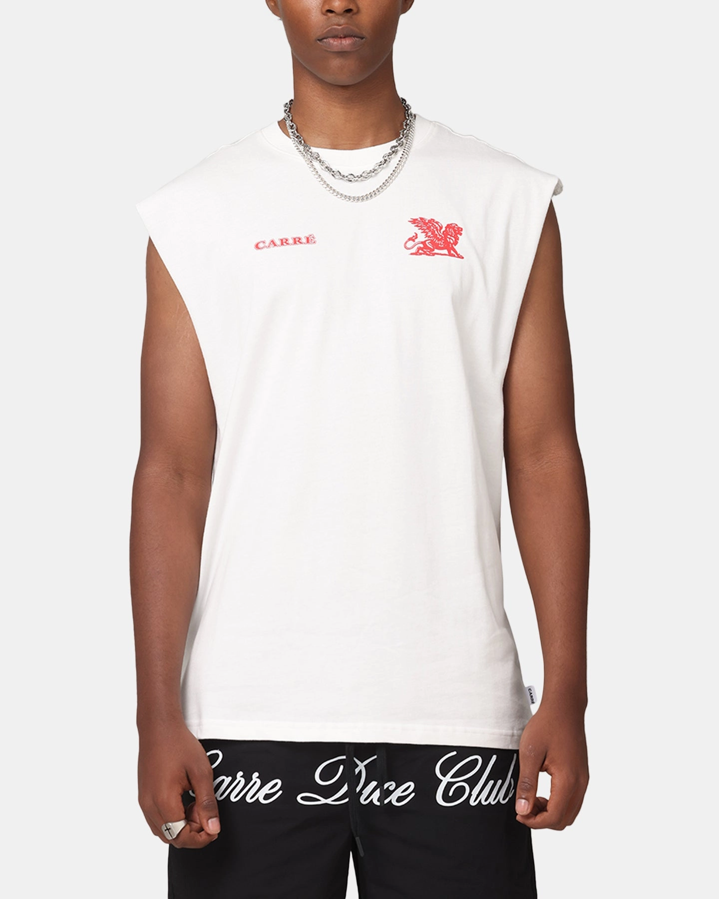 Carre  Formula Muscle T-Shirt Off White Wedding Chic Vibe