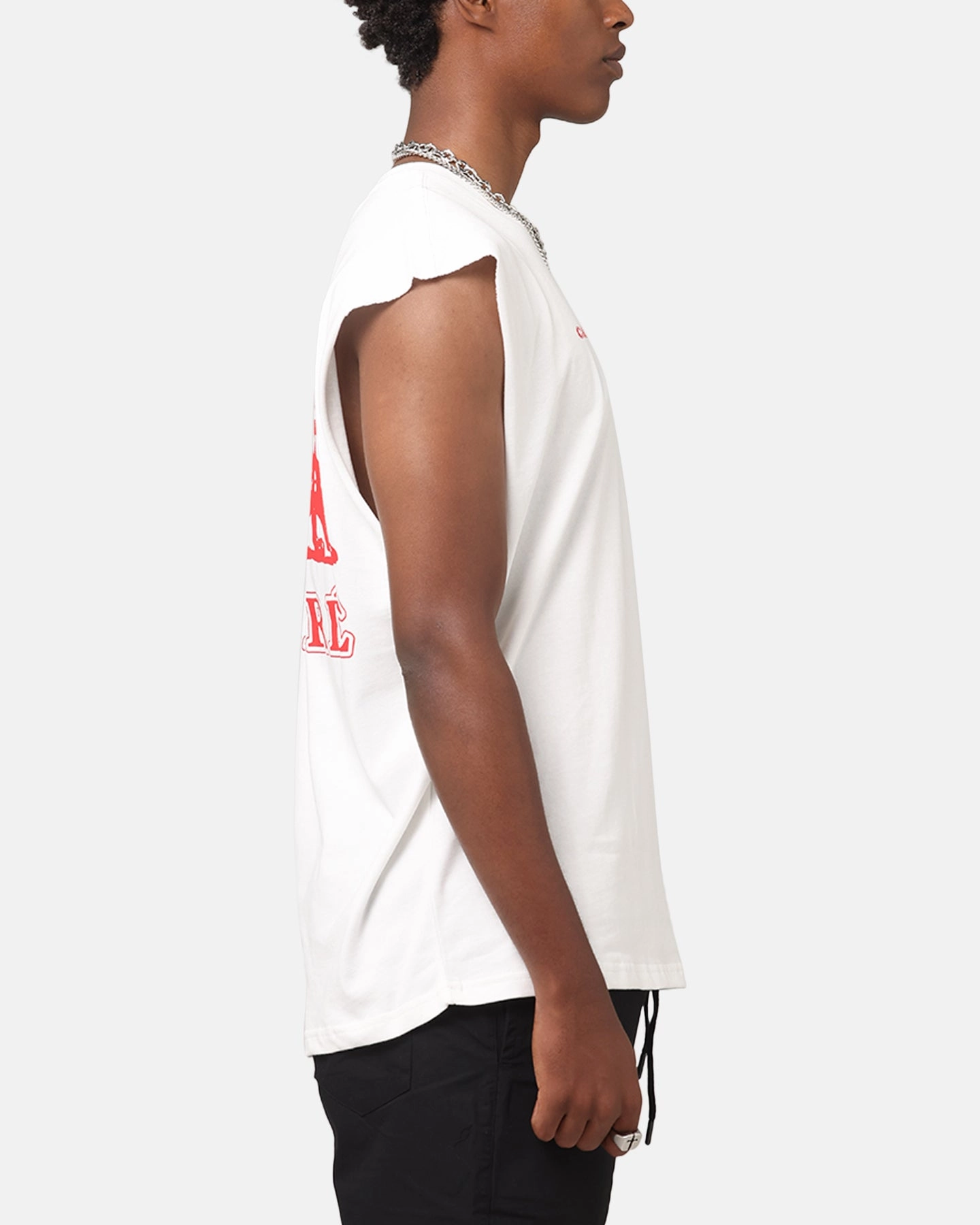 Anti Perspiration Lining Carre  Formula Muscle T-Shirt Off White