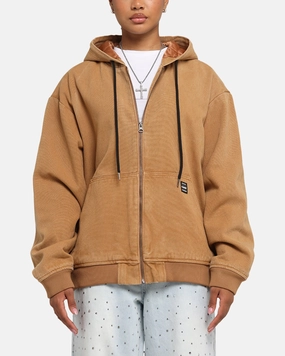 Carre Weathergear Jacket Washed Brown Process suitable for beauty pageants