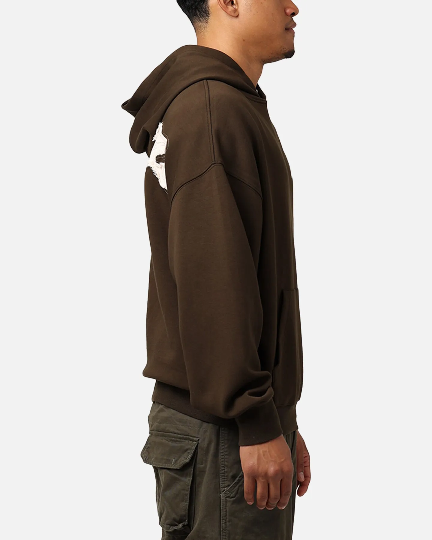 Loiter Chroma Premium Hoodie Dark Chocolate Oil Casual Outdoor Wear