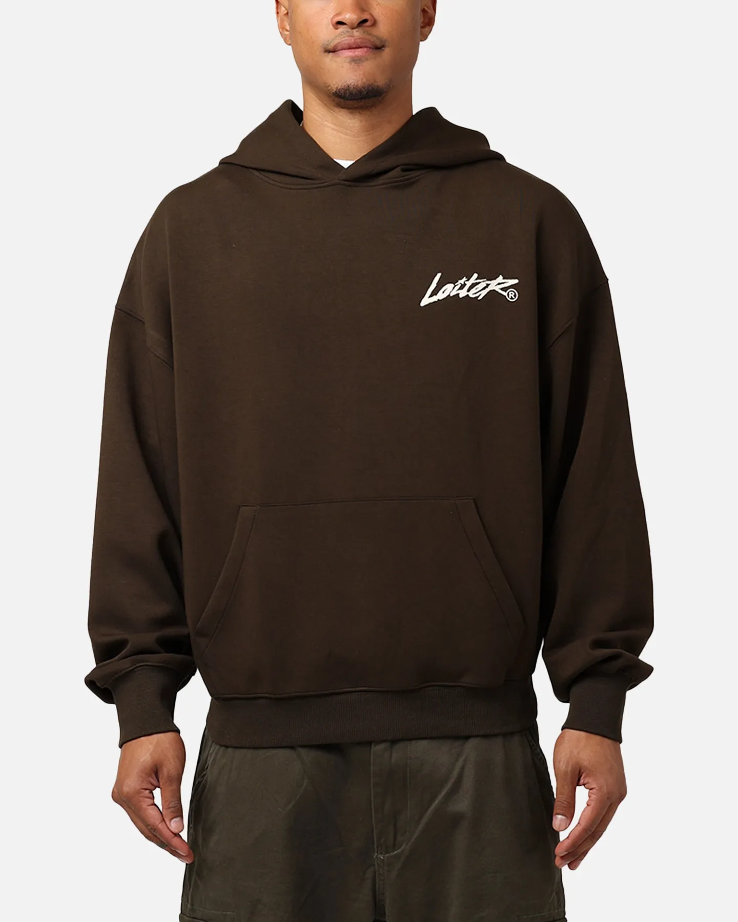 Tactile Response Fabric picnic - goers Loiter Chroma Premium Hoodie Dark Chocolate