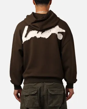 Loiter Chroma Premium Hoodie Dark Chocolate Durable Outer Layer
