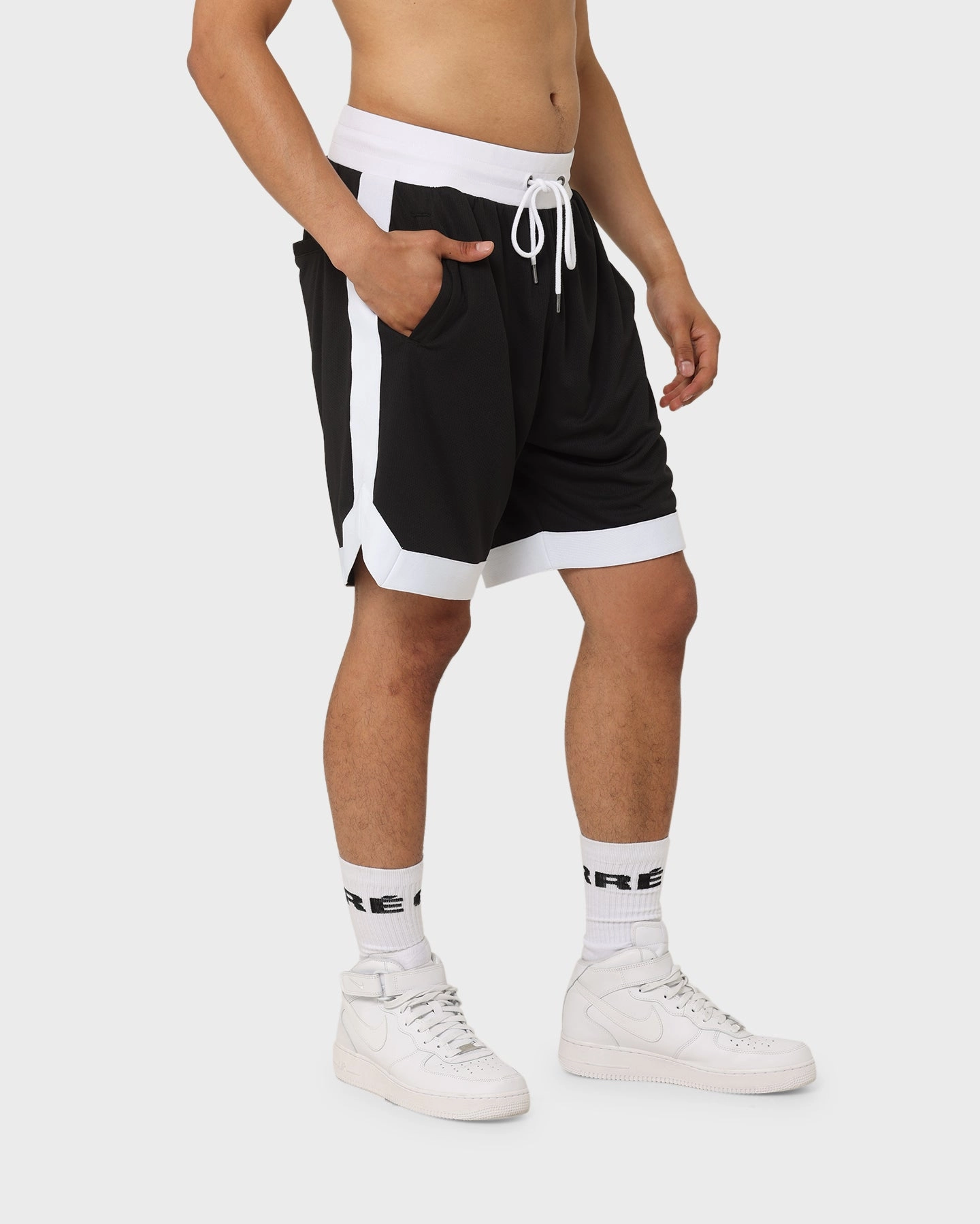 Carr?? Team Paris Basketball Shorts Black Glide On Mobility Cut AntiOdorTreatment