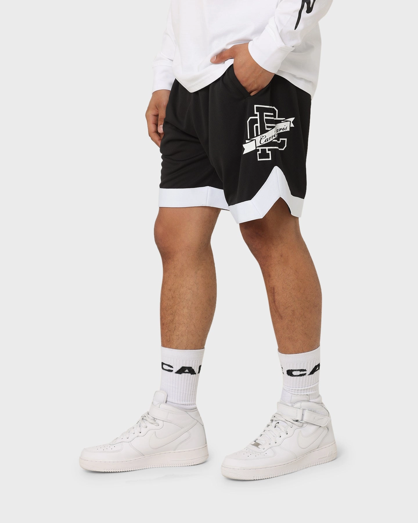Casual Comfort Carr?? Team Paris Basketball Shorts Black