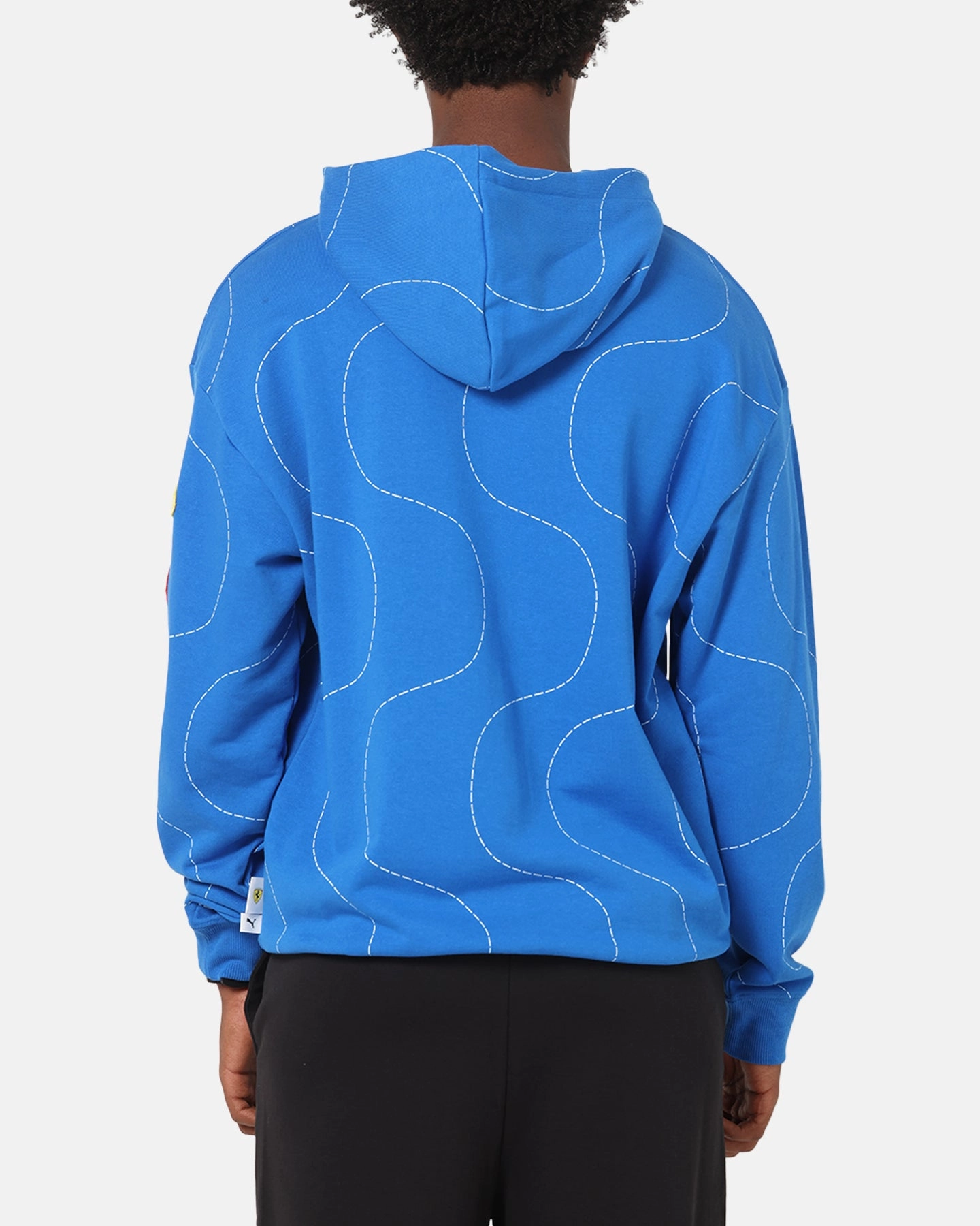 All Weather Wear Hidden pockets Puma X Scuderia Ferrari Monza Hoodie Steer Blue