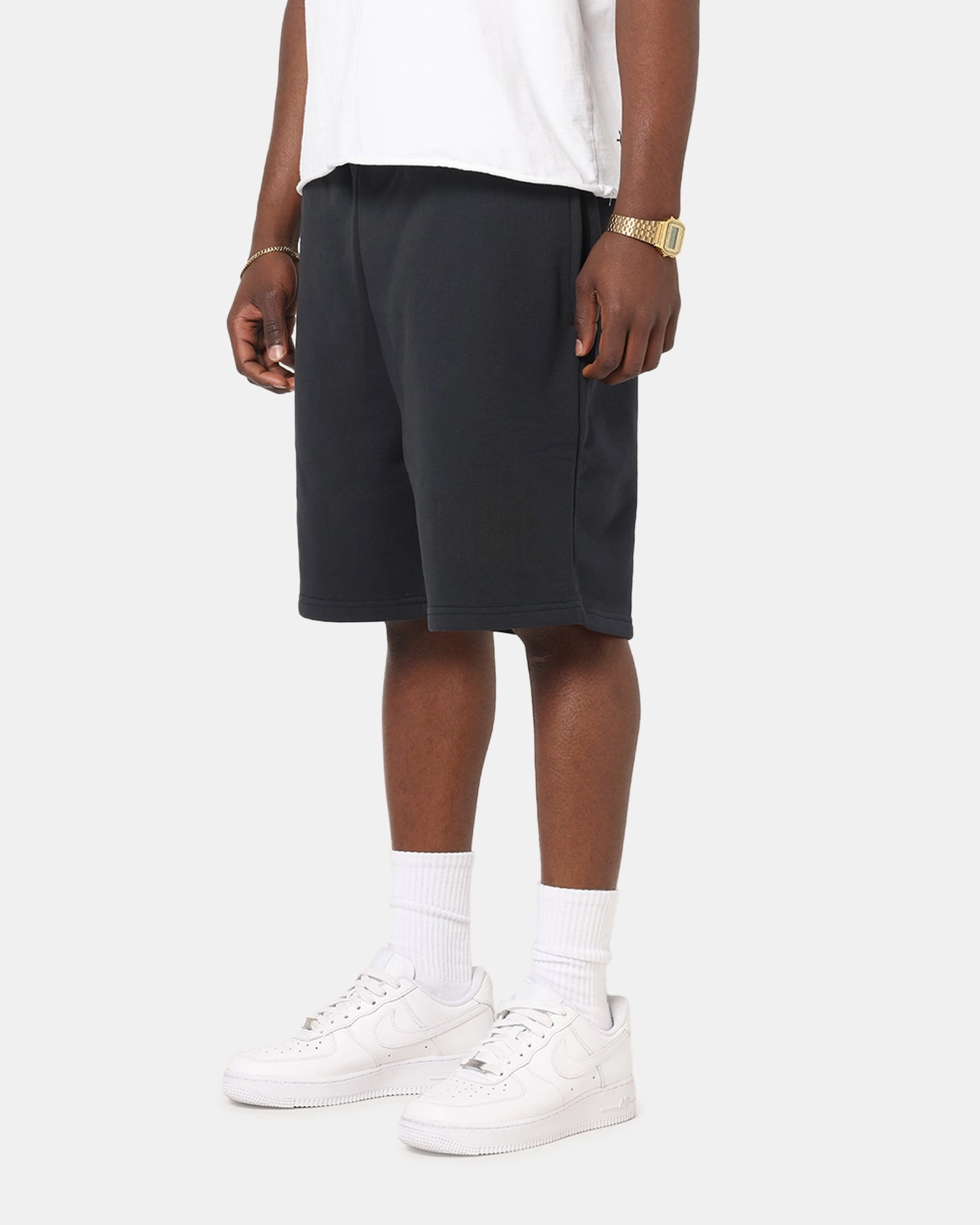 Carre Premium Essentials Sweat Shorts Steel/Black Classic Style