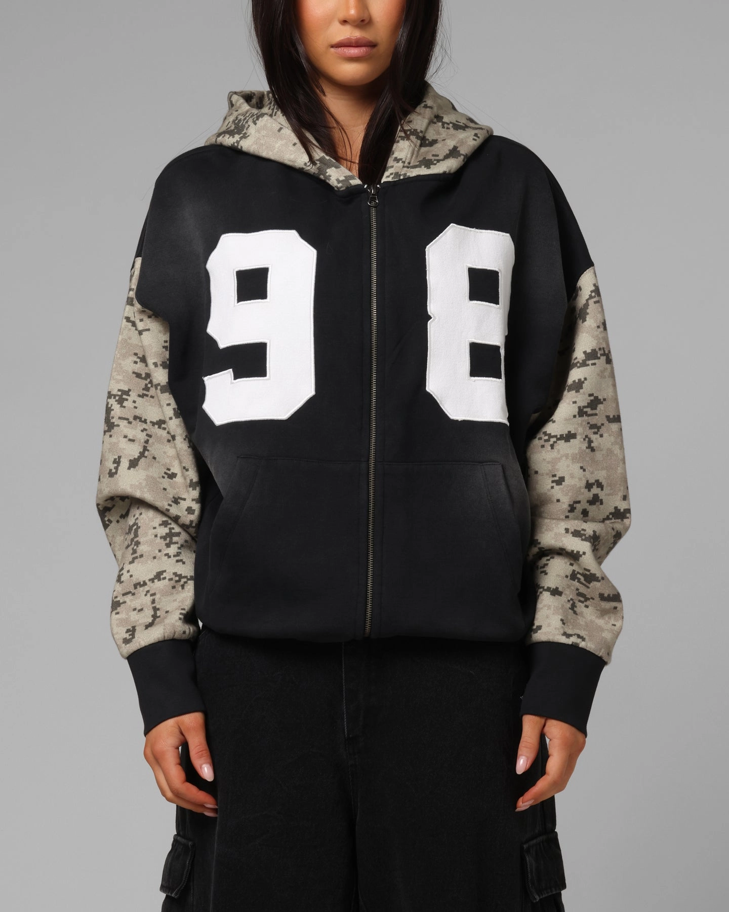 Winter Comfort Loiter Cosmos Hoodie Black/Camo