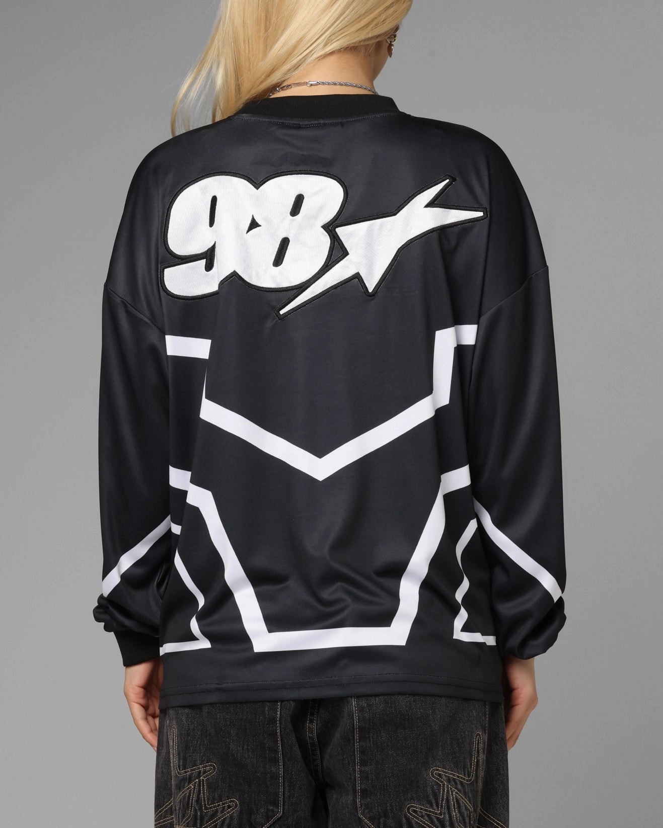 Loiter Thrill Racing Long Sleeve T-Shirt Black Outdoor Comfort Style Outdoor Activity