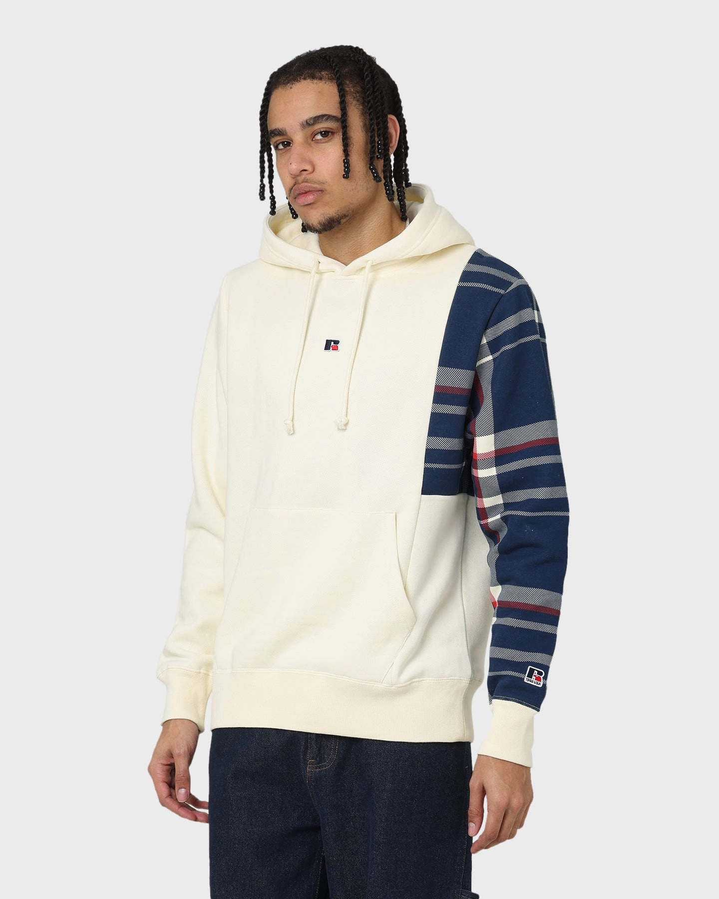 suitable for solo travel Russell Athletic Splinter Hoodie Soy