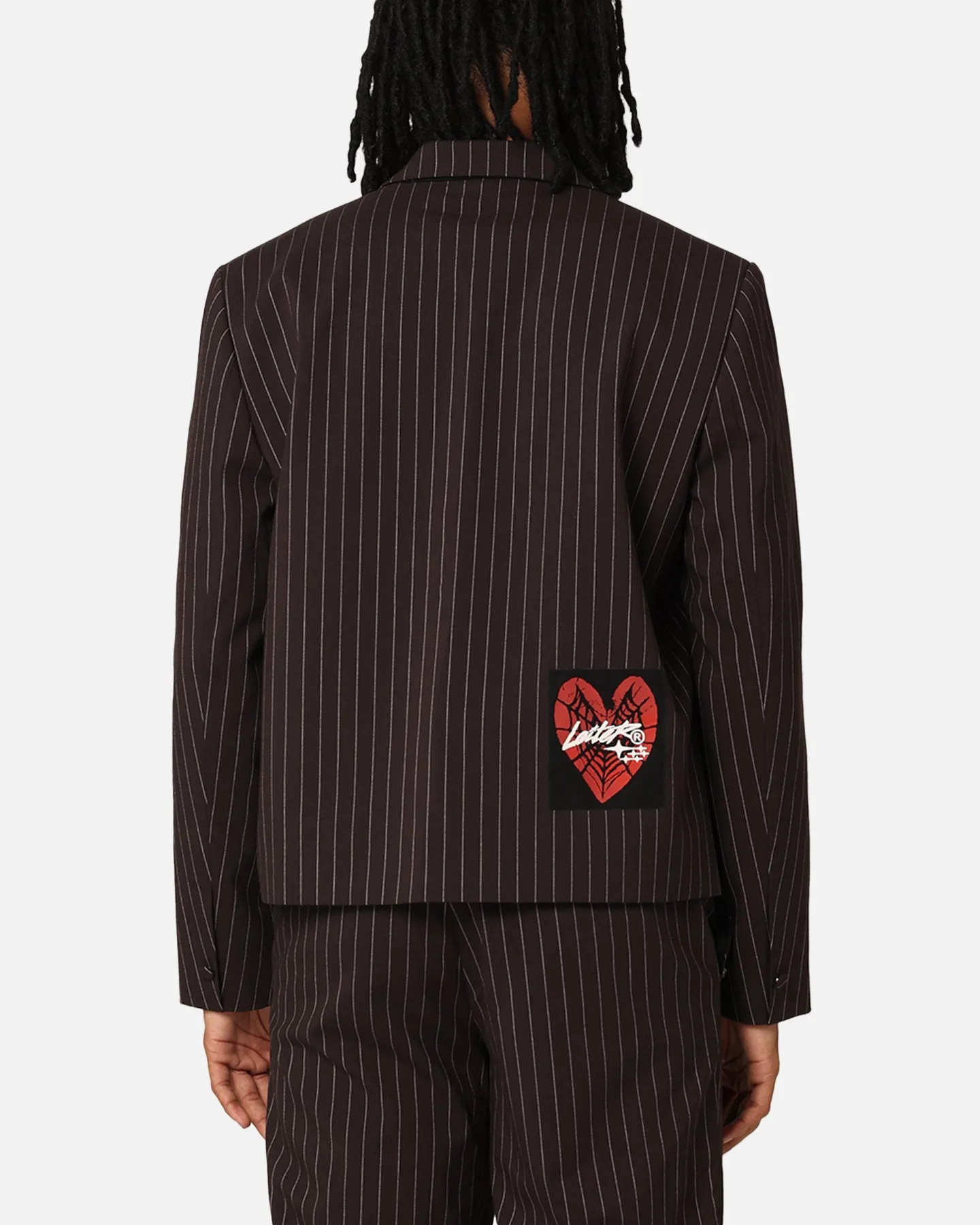 Gallery Loiter Heartache Blazer Pinstripe