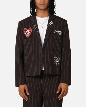 Loiter Heartache Blazer Pinstripe Temperature Regulating Free Motion Design