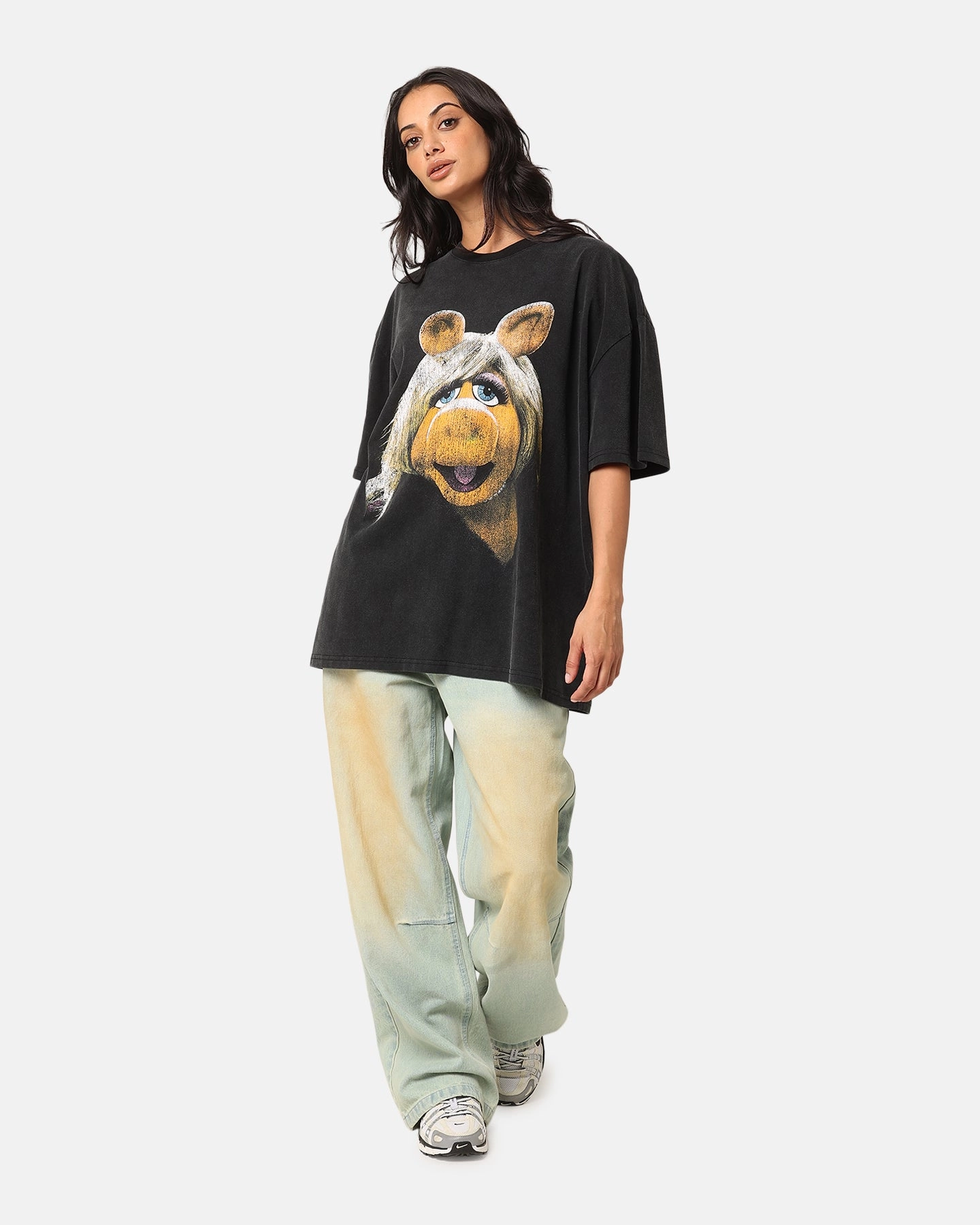 in demand American Thrift Disney The Muppets Miss Piggy Heavy T-Shirt Vintage Black